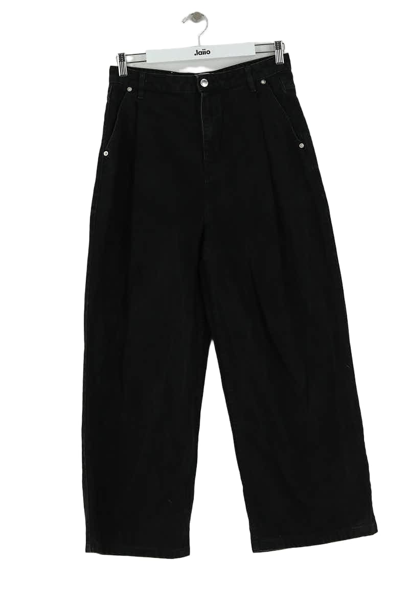 Straight cotton-blend pants VALENTINE GAUTHIER- SECONDE MAIN Black