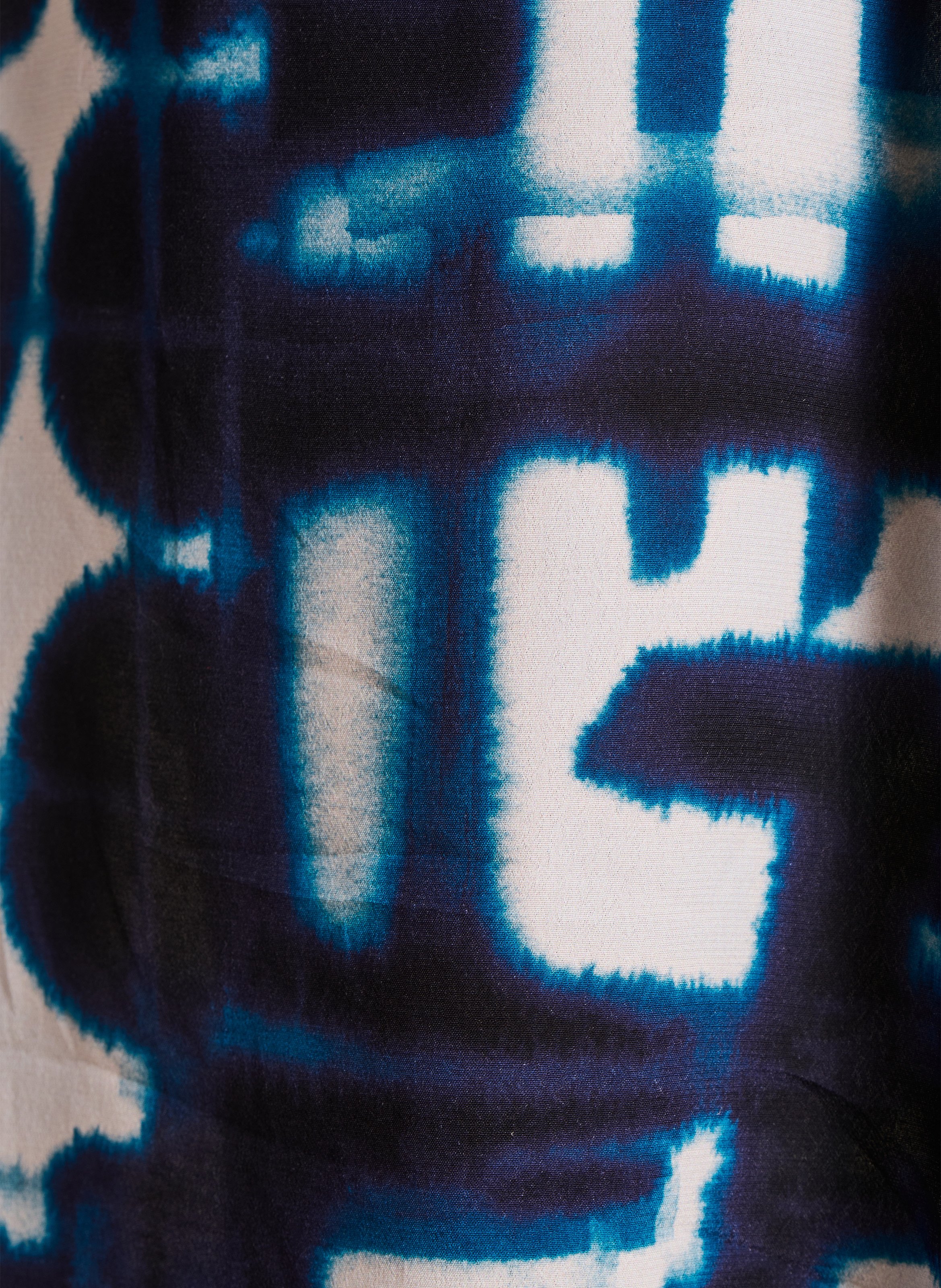 Robe longue imprimée col v LA FEE MARABOUTEE Bleu