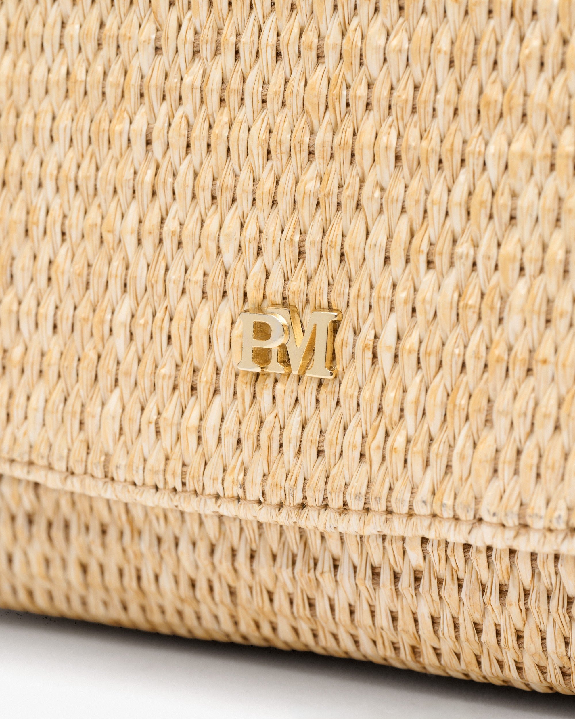 Black raffia handbag PEDRO MIRALLES Brown