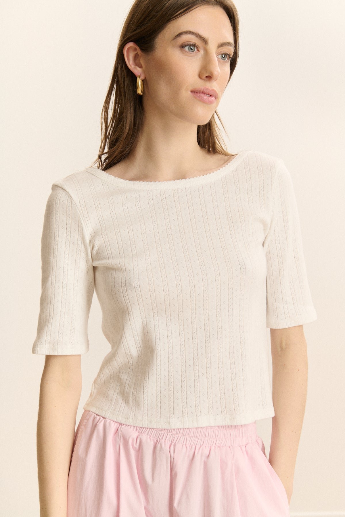 Short-sleeved T-shirt GARANCE PARIS White