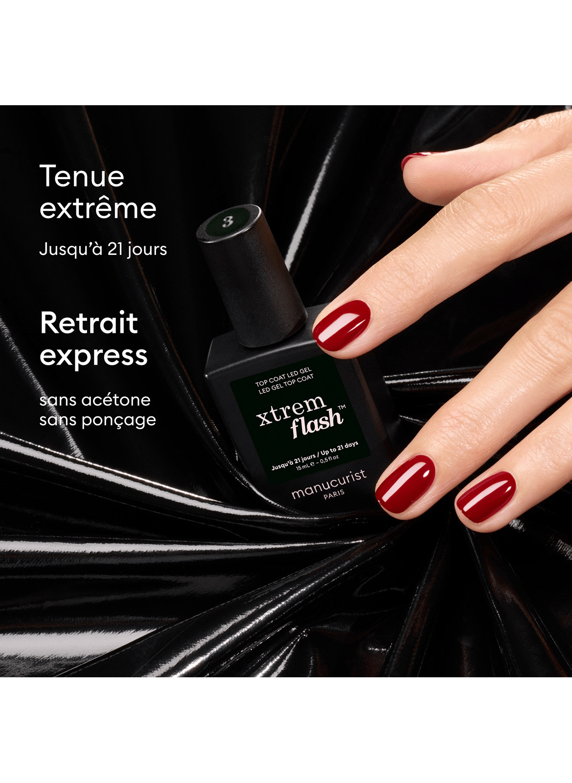 Top coat Xtrem flash MANUCURIST No color