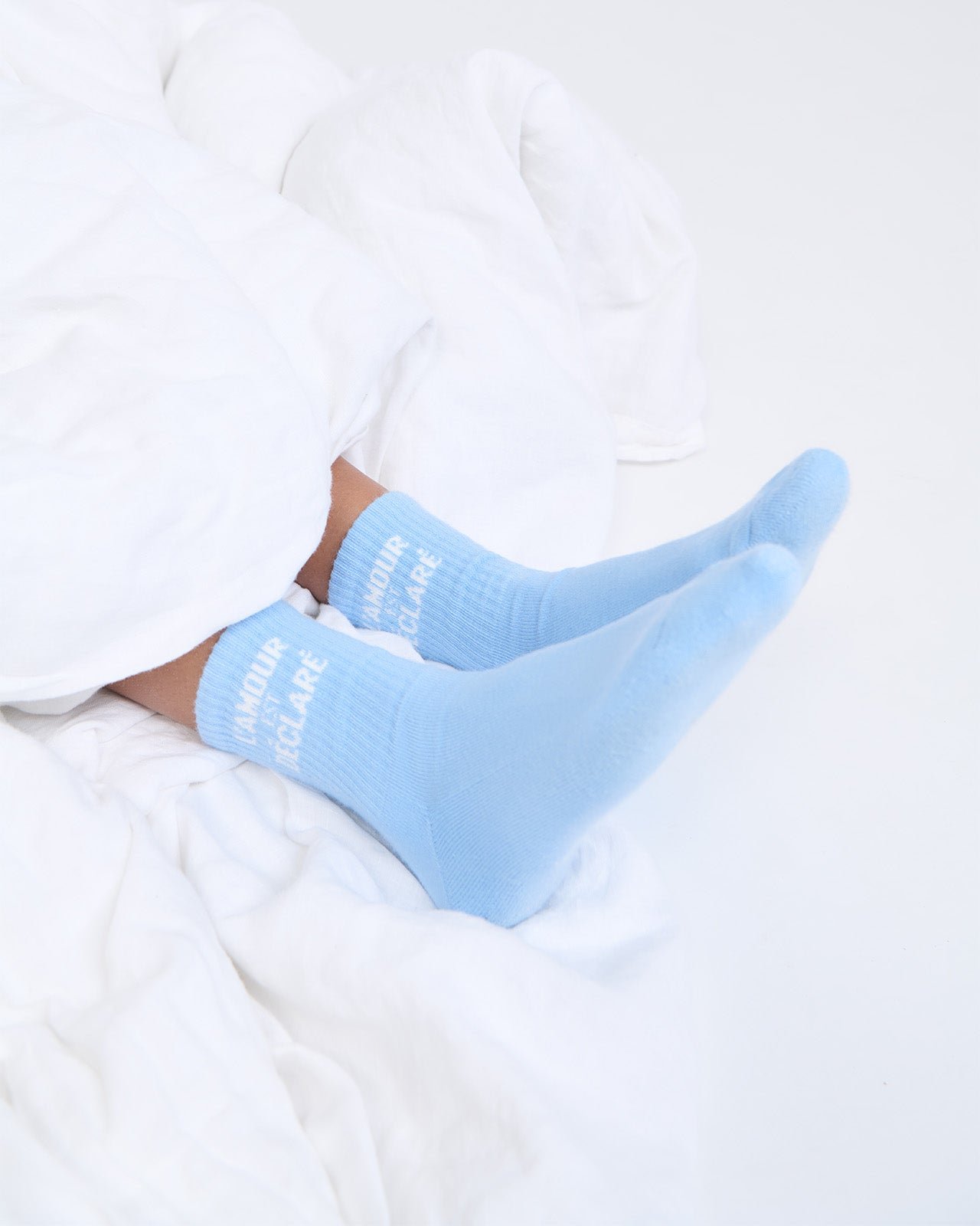 Chaussettes l'amour est déclaré EMOI EMOI Bleu