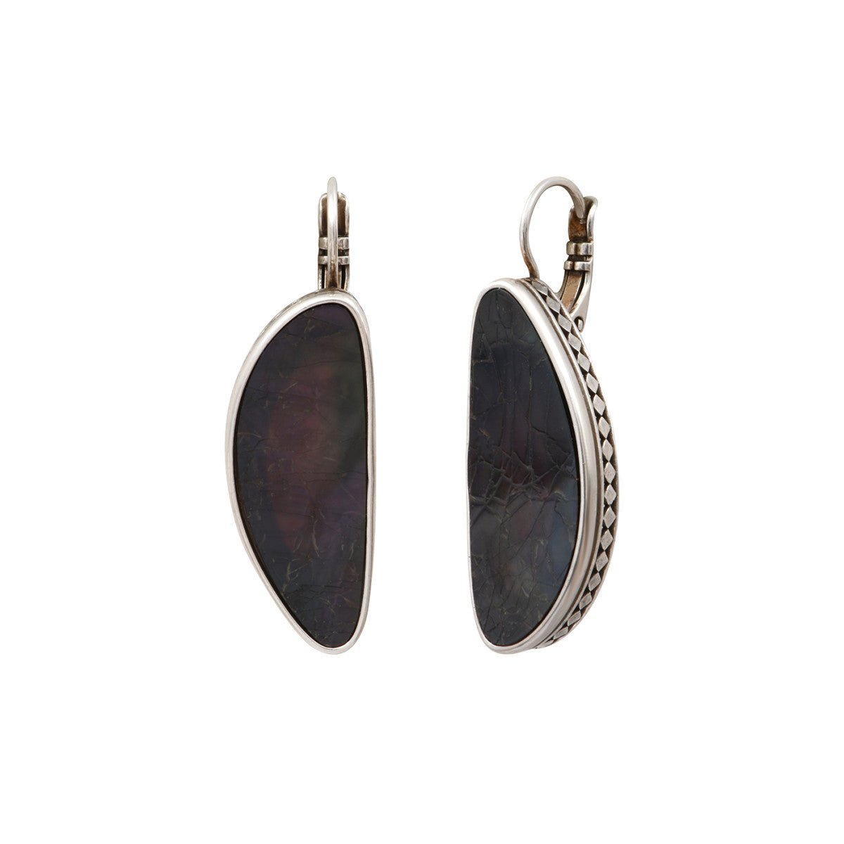 Sleeper earrings SATELLITE PARIS Black