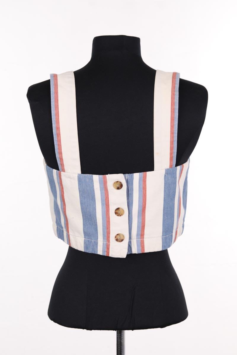 Azawood sleeveless top SEZANE - Seconde main Multicolored