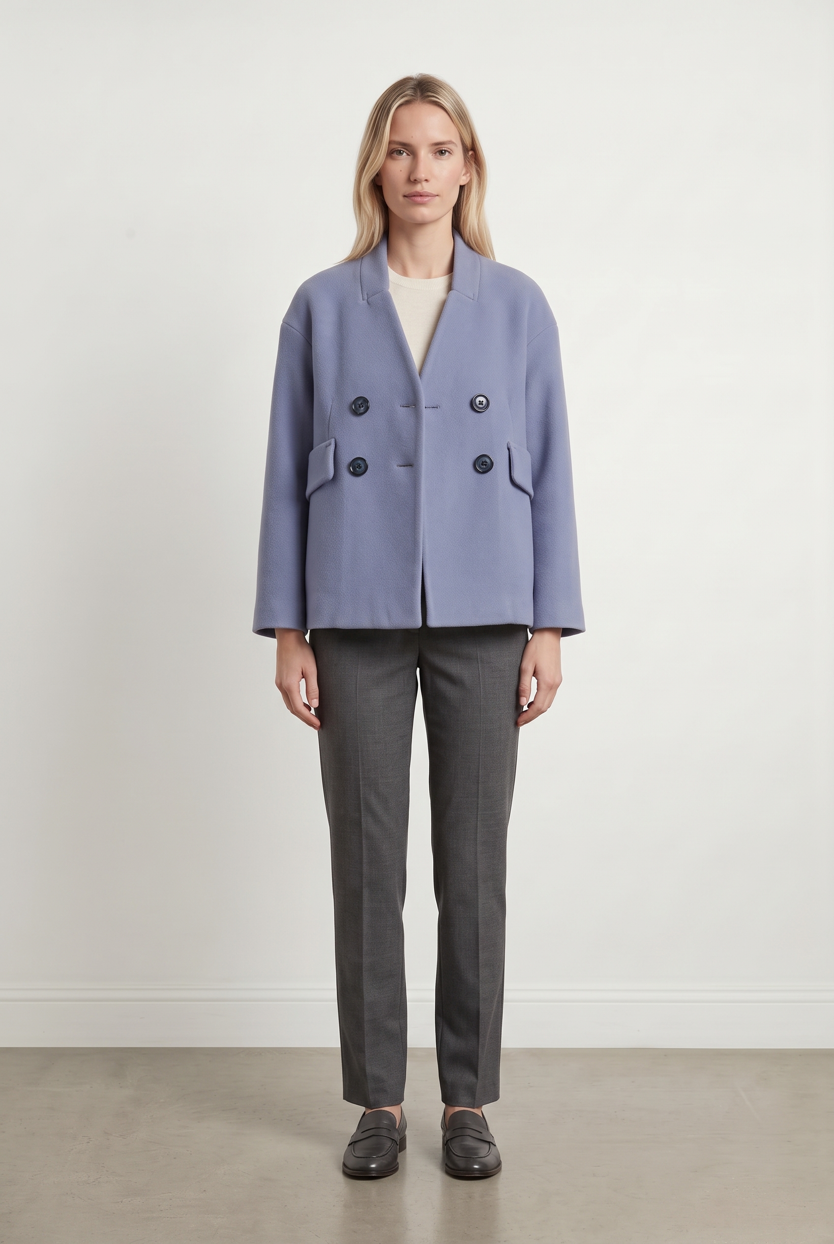 Short coat TARA JARMON - Seconde Main Blue