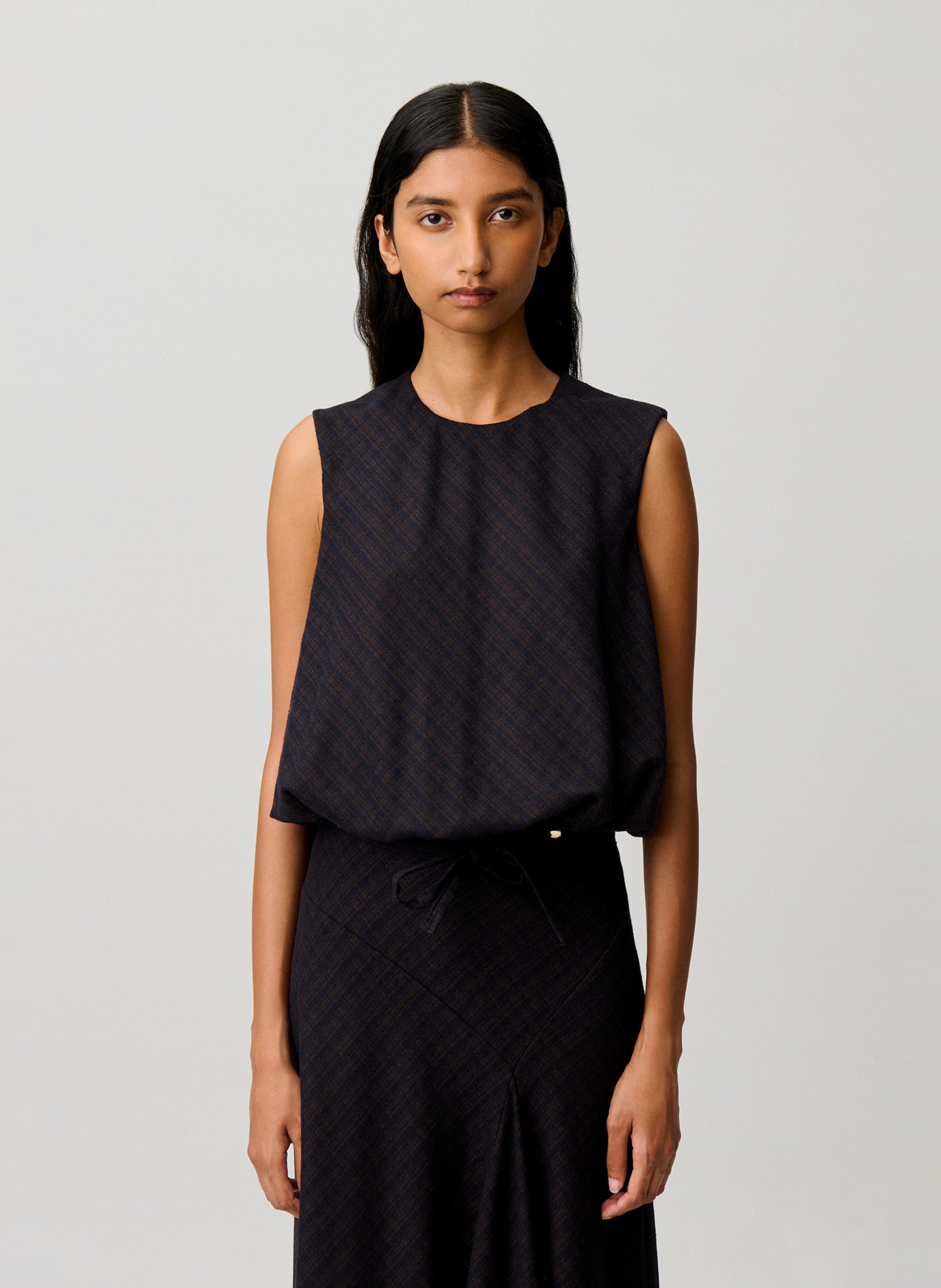 Top sans manches en jacquard CLAUDIE PIERLOT Multicolore