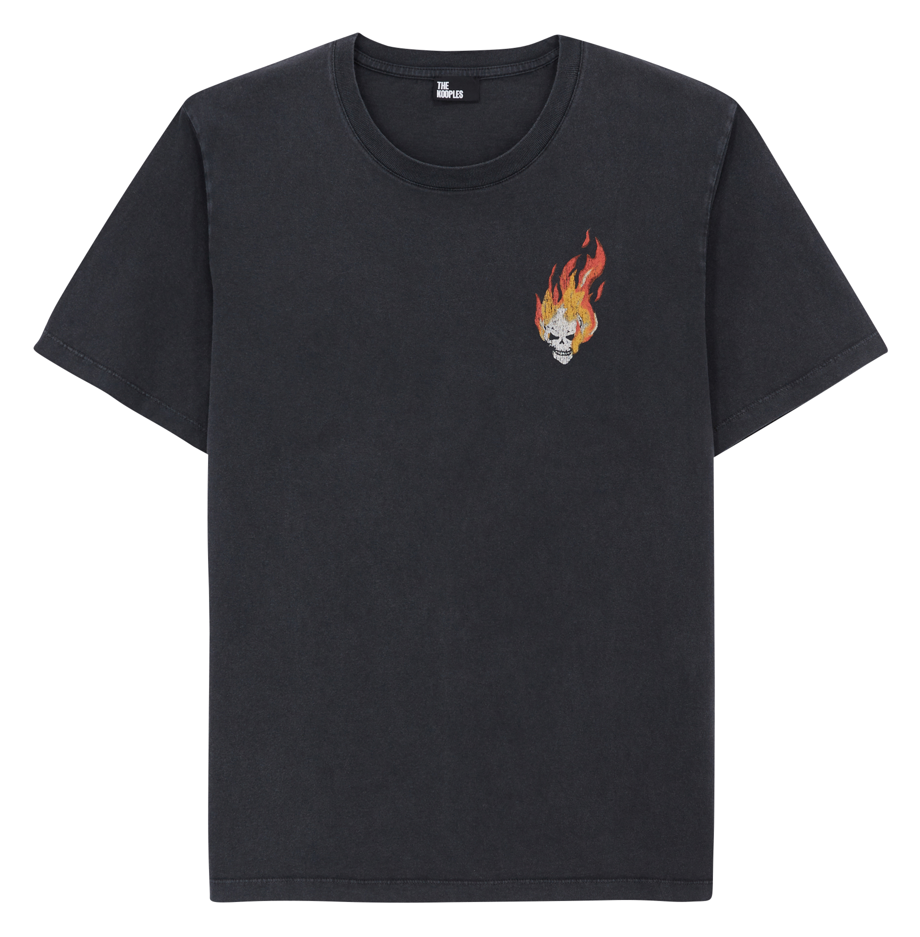 Katoenen T-shirt met zeefdruk THE KOOPLES Blauw