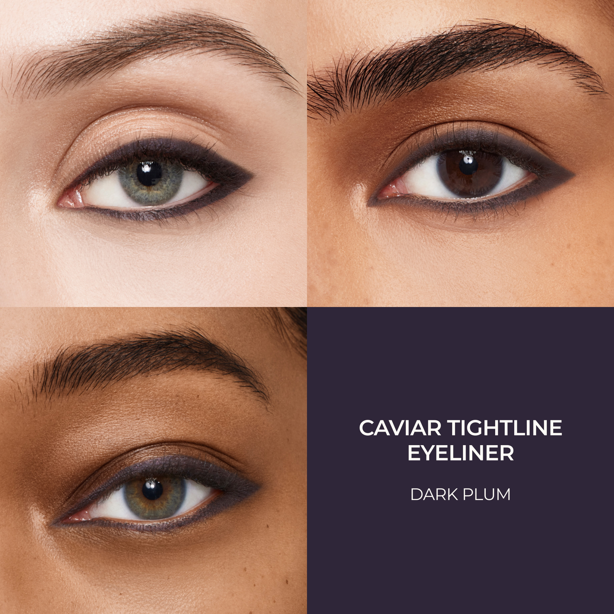 CAVIAR EYELINER LAURA MERCIER Dark plum