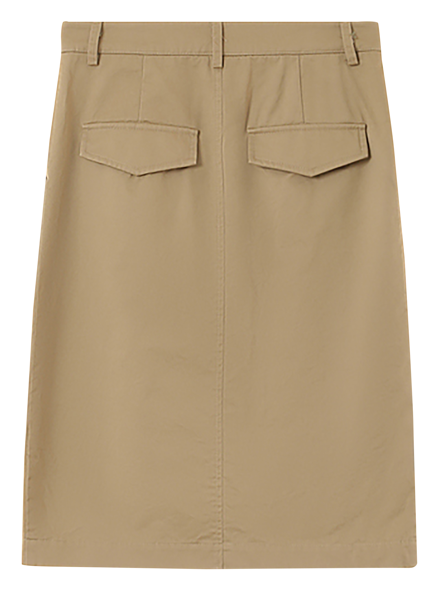 Split pencil skirt with pockets GRACE ET MILA Beige