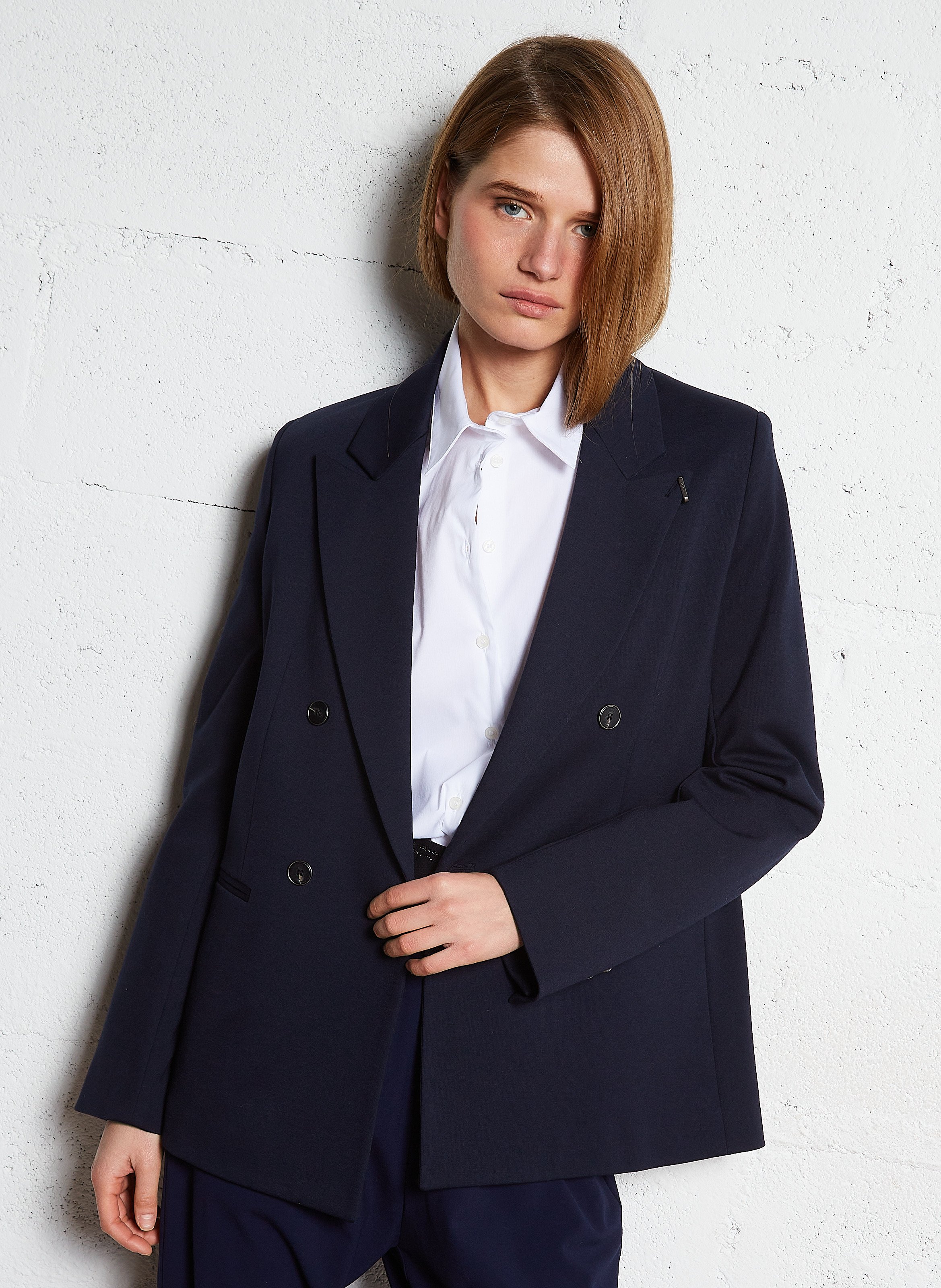 Straight suit jacket IKKS Blue
