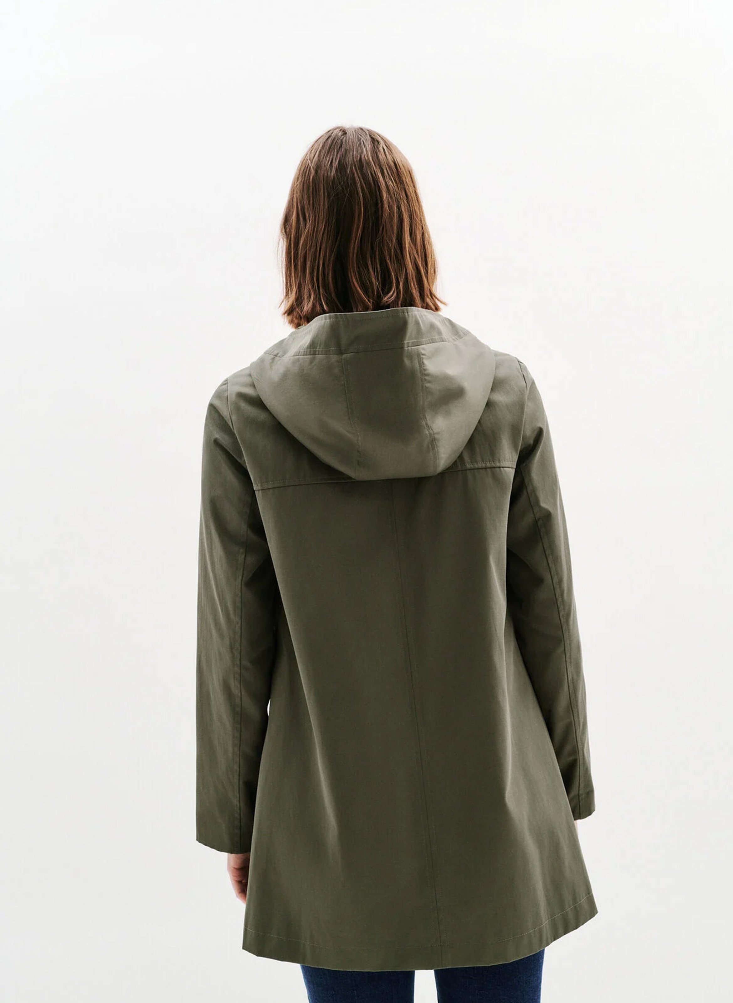 Parka à capuche CAROLL Vert