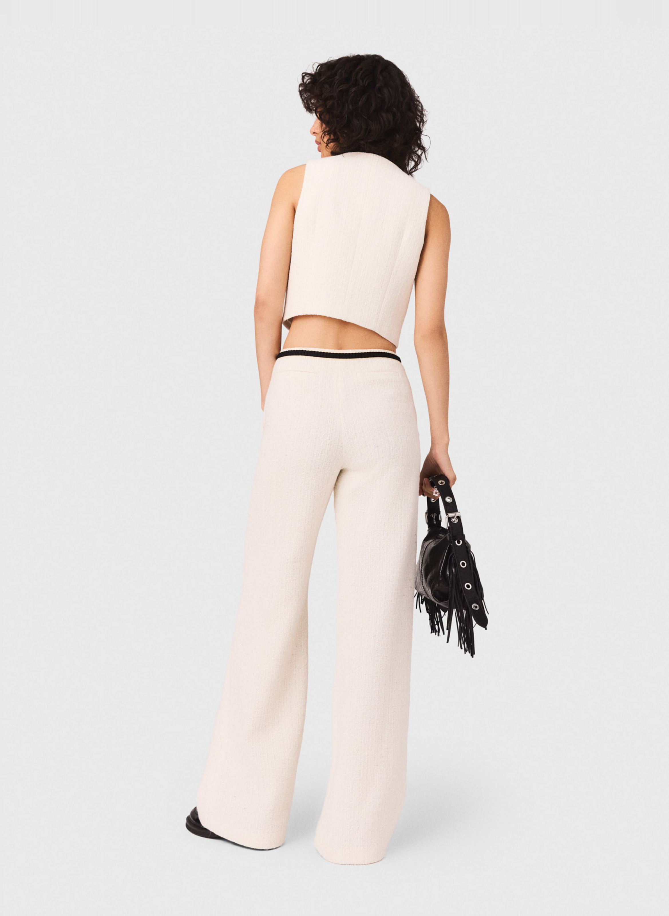 Chino van katoenmix MAJE Beige