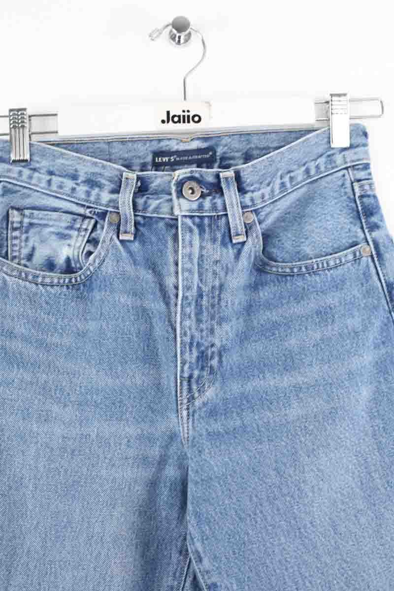 Cotton straight jeans LEVI'S - Seconde main Blue