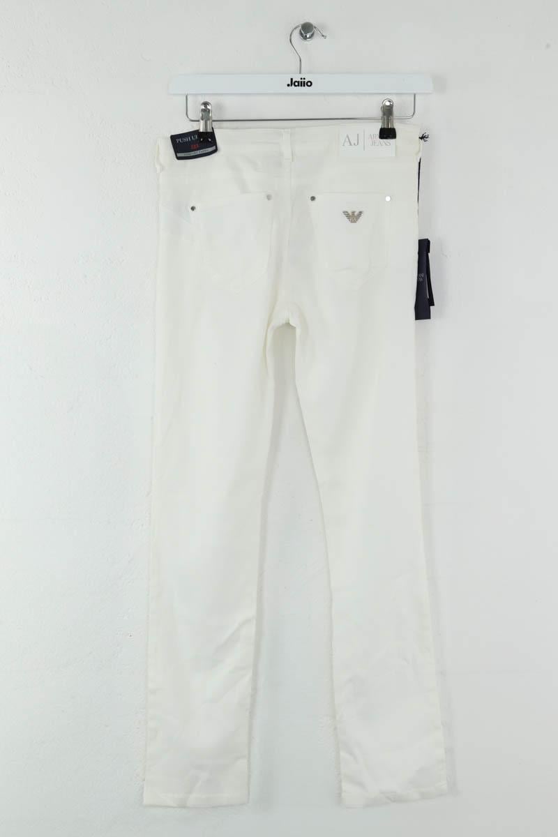White straight-leg pants ARMANI - SECONDE MAIN White