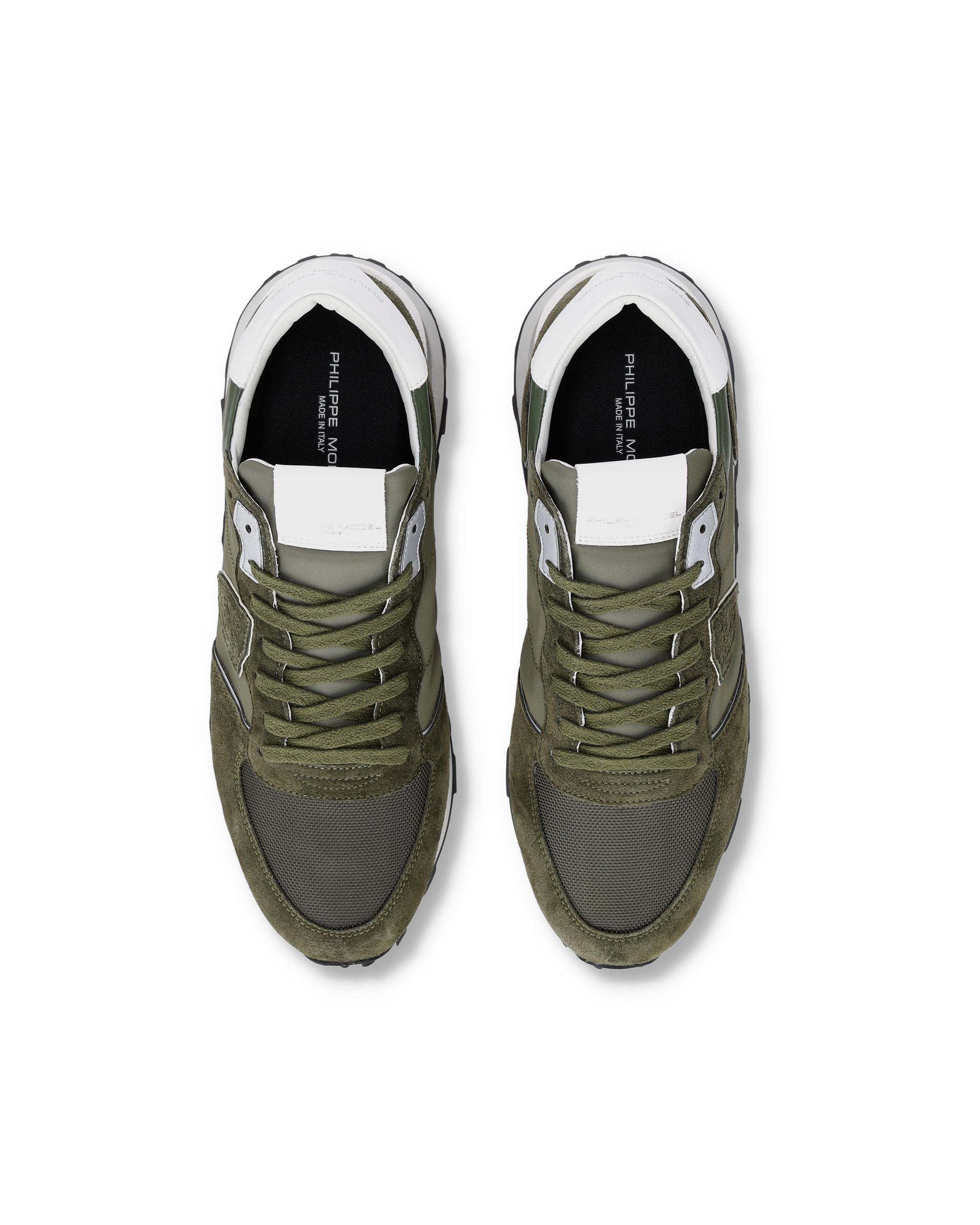 High-top running sneakers PHILIPPE MODEL Green