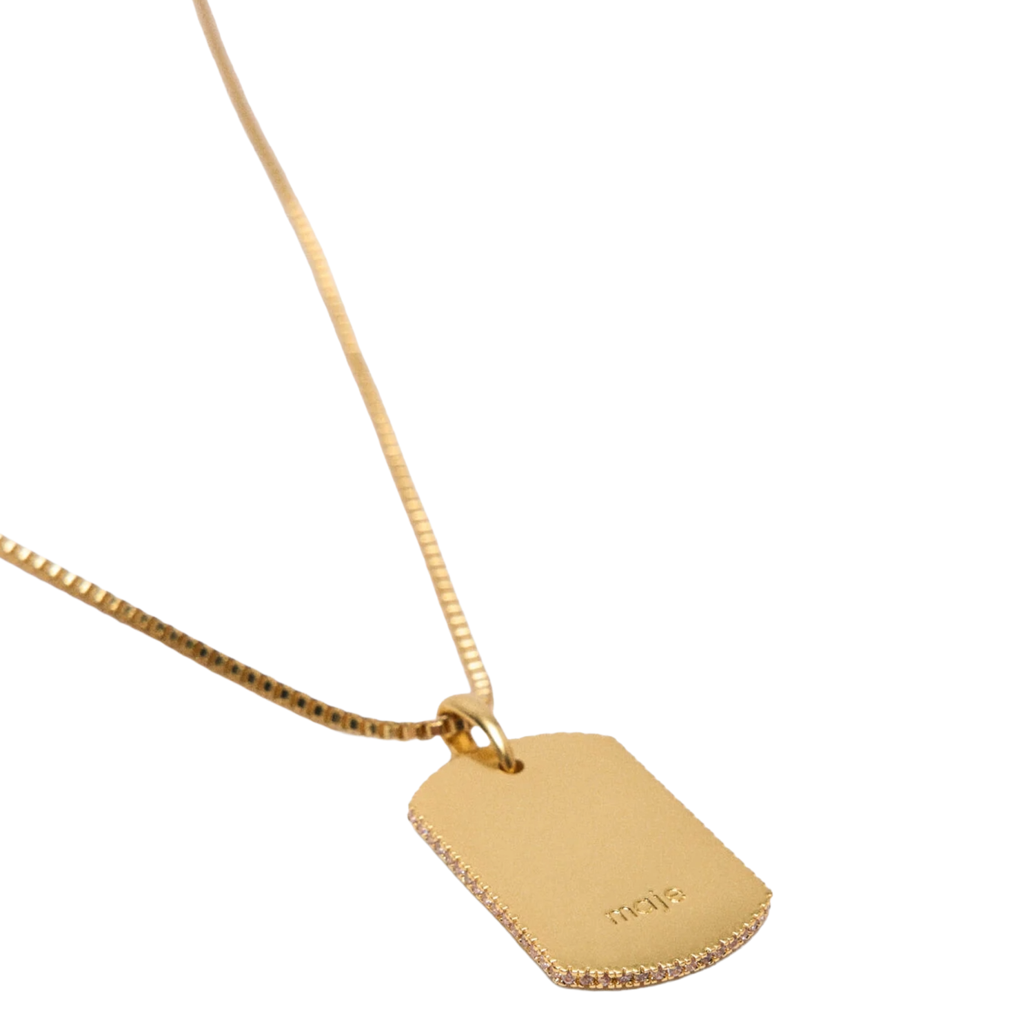 Halsketting van messing MAJE Goudkleurig