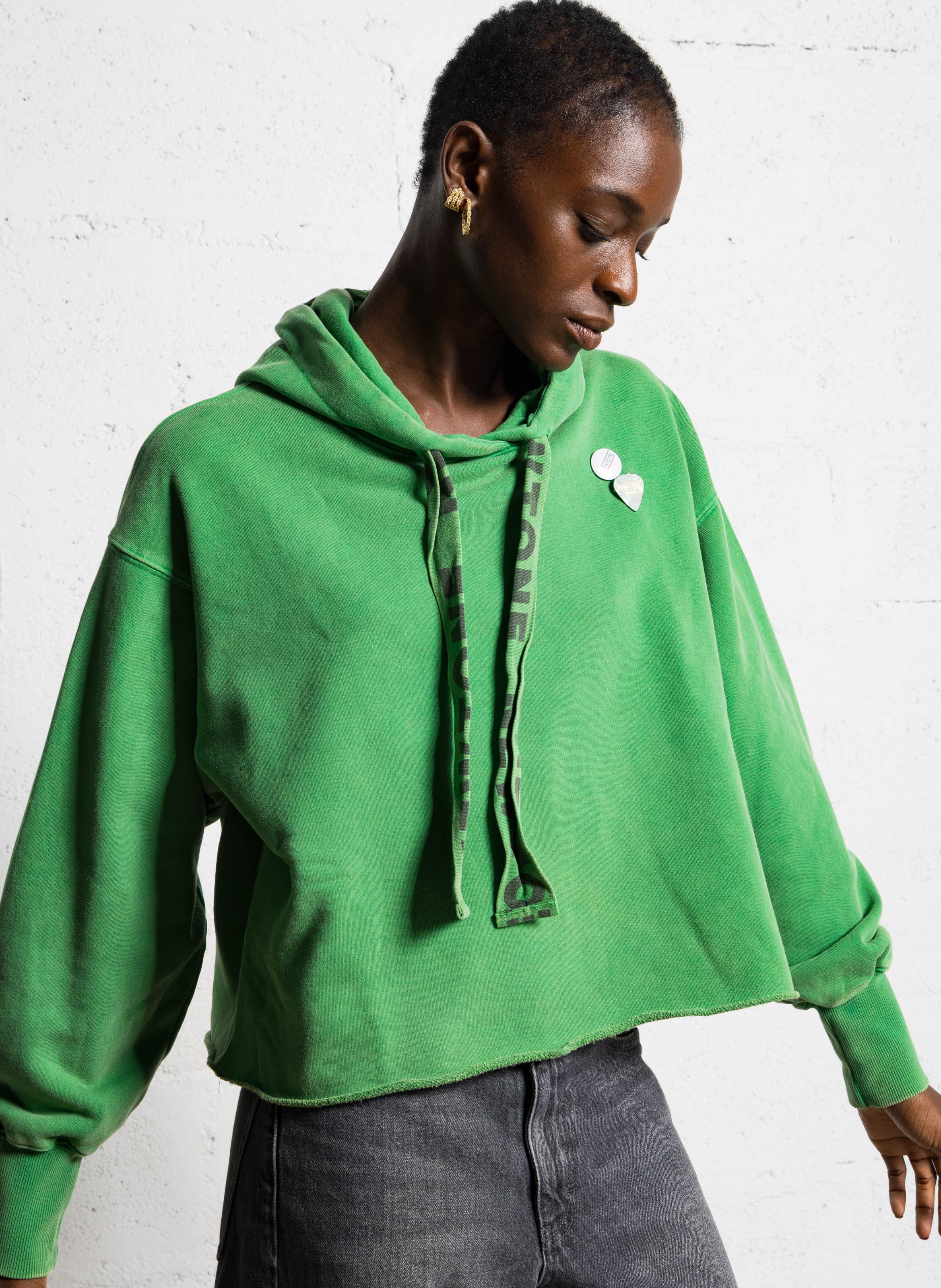 Sweat col rond en coton mélangé NEWTONE