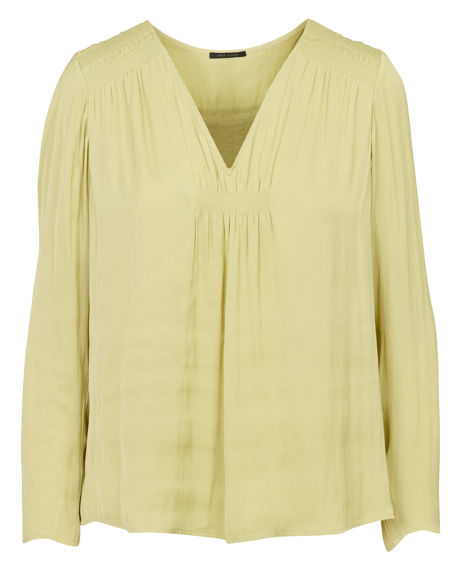 Fluid V-neck blouse IKKS Green