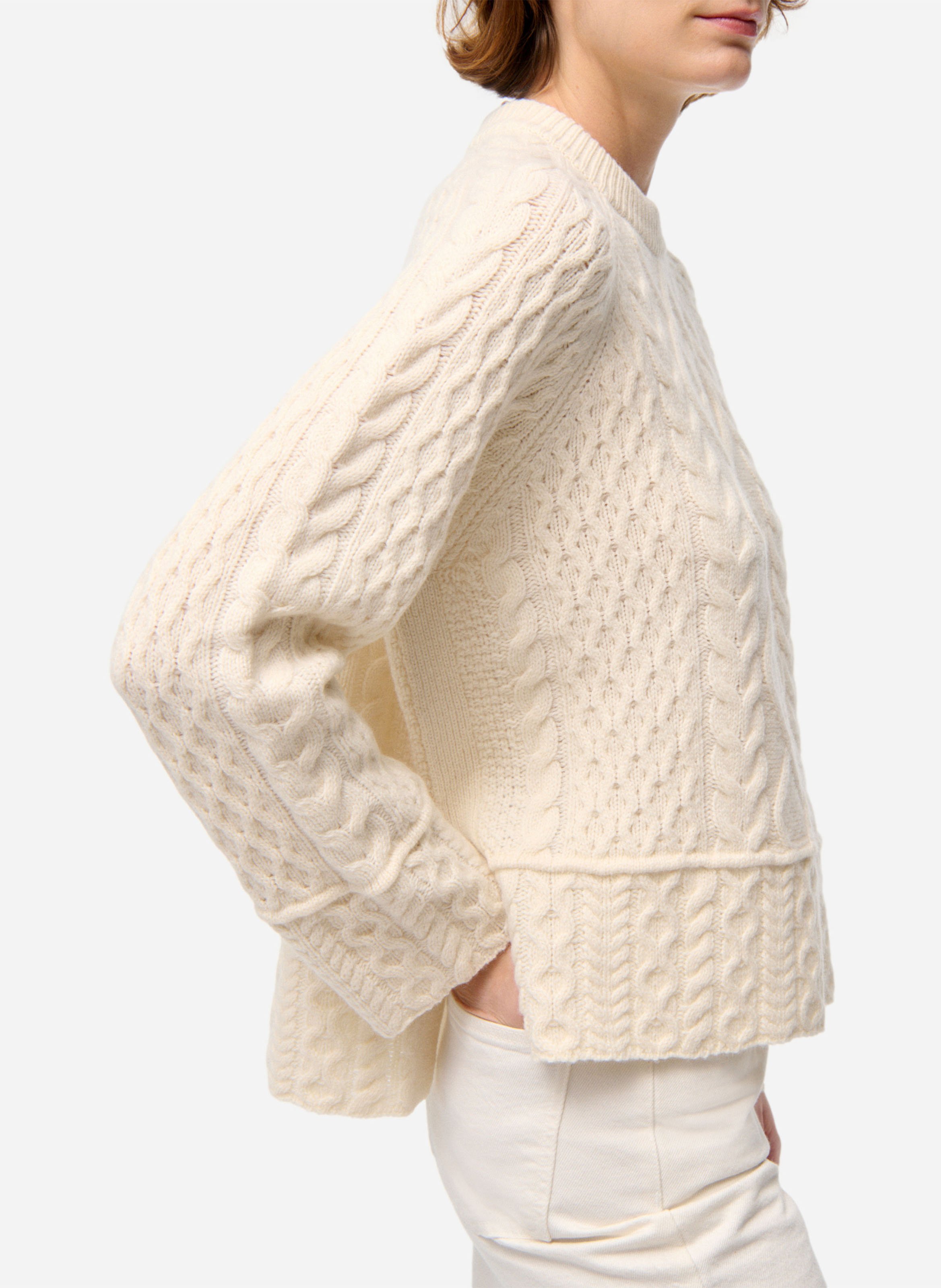 Alpaca wool sweater VANESSA BRUNO Beige