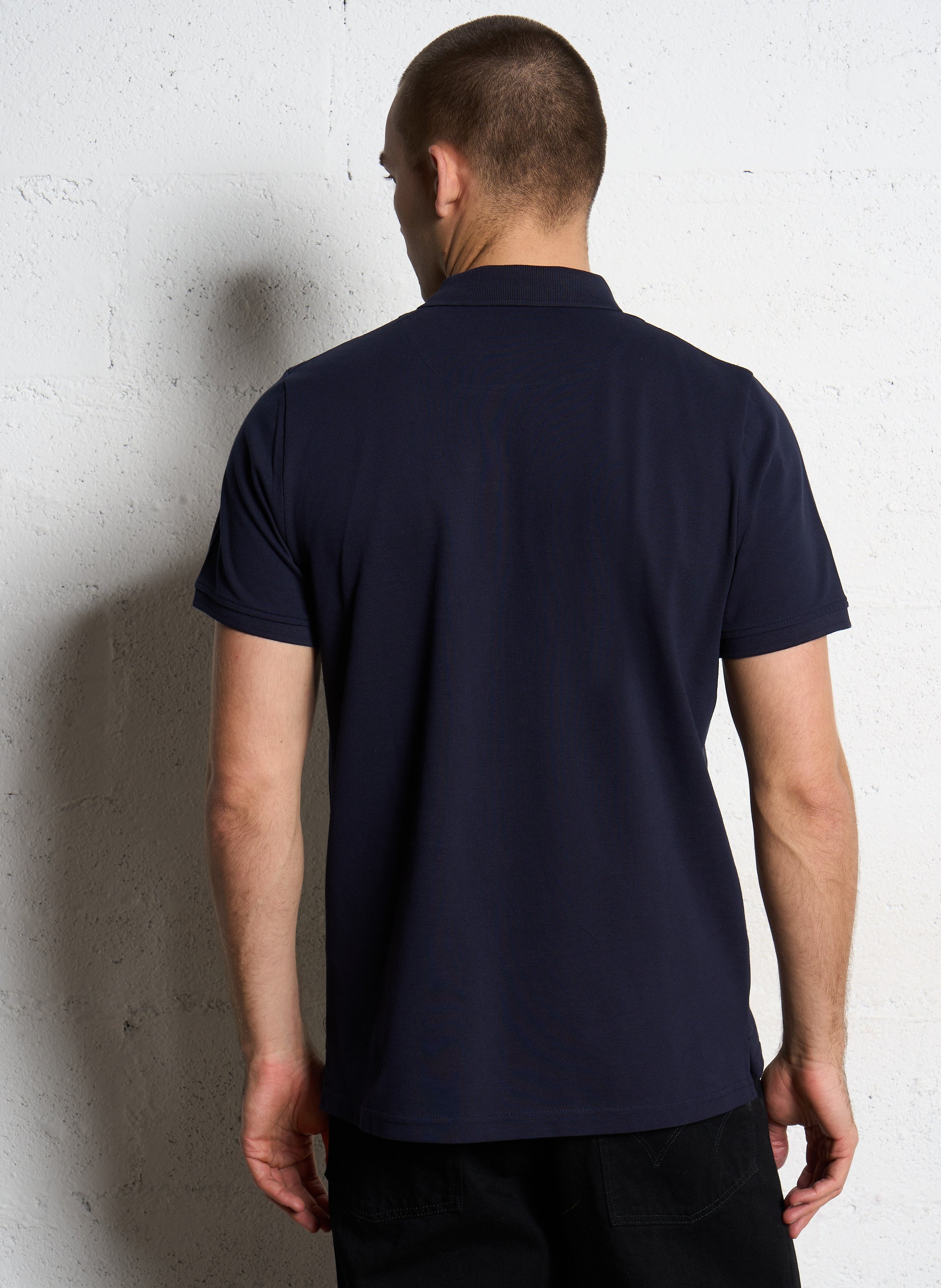 Polo straight-fit en coton CHEVIGNON Bleu