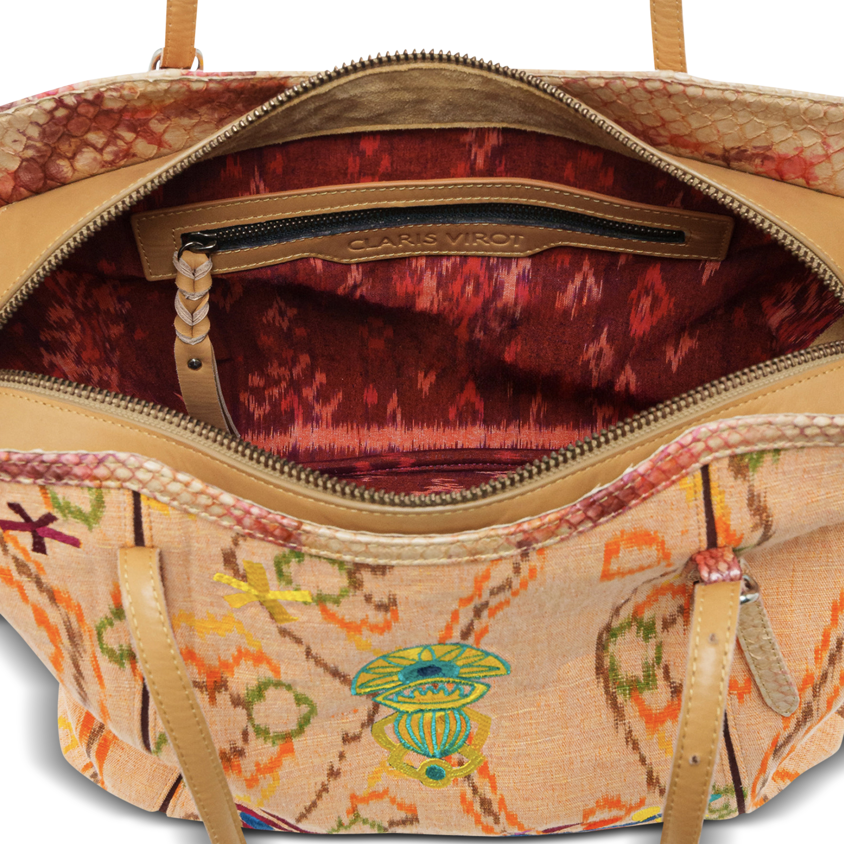 Sac cabas imprimé CLARIS VIROT Multicolore