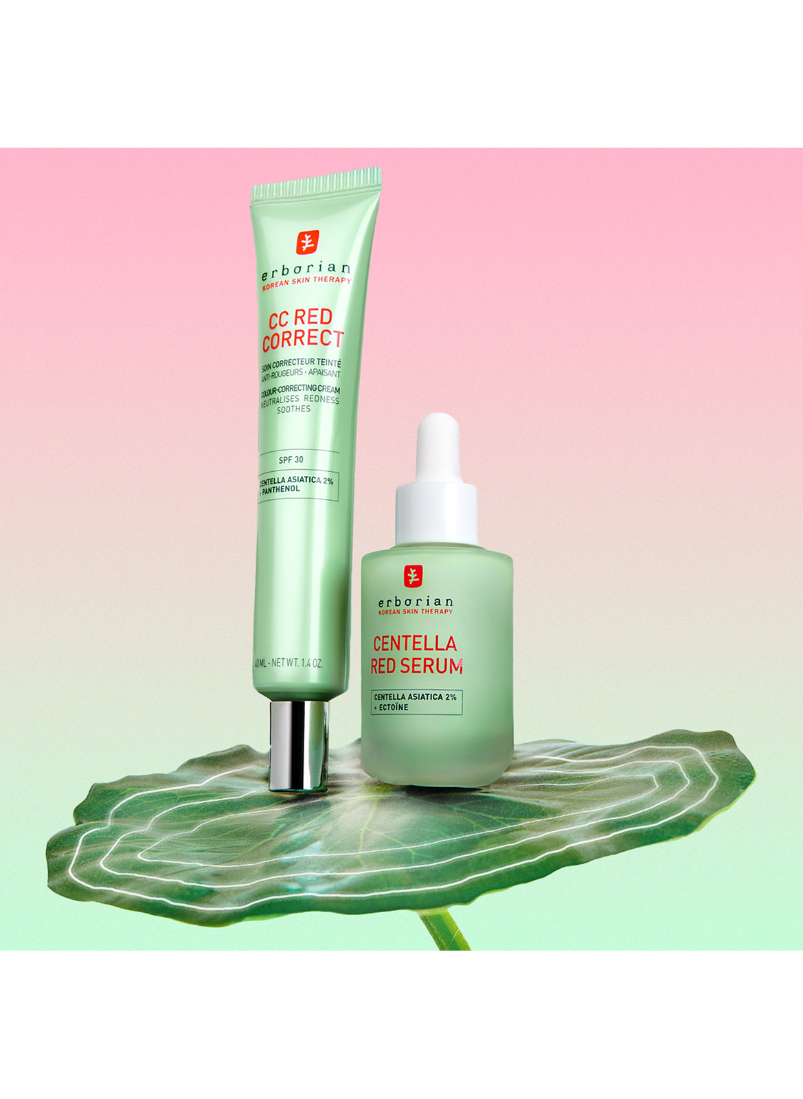 CC Red Correct - Soin Correcteur teinté – Anti-rougeurs et apaisant ERBORIAN No color