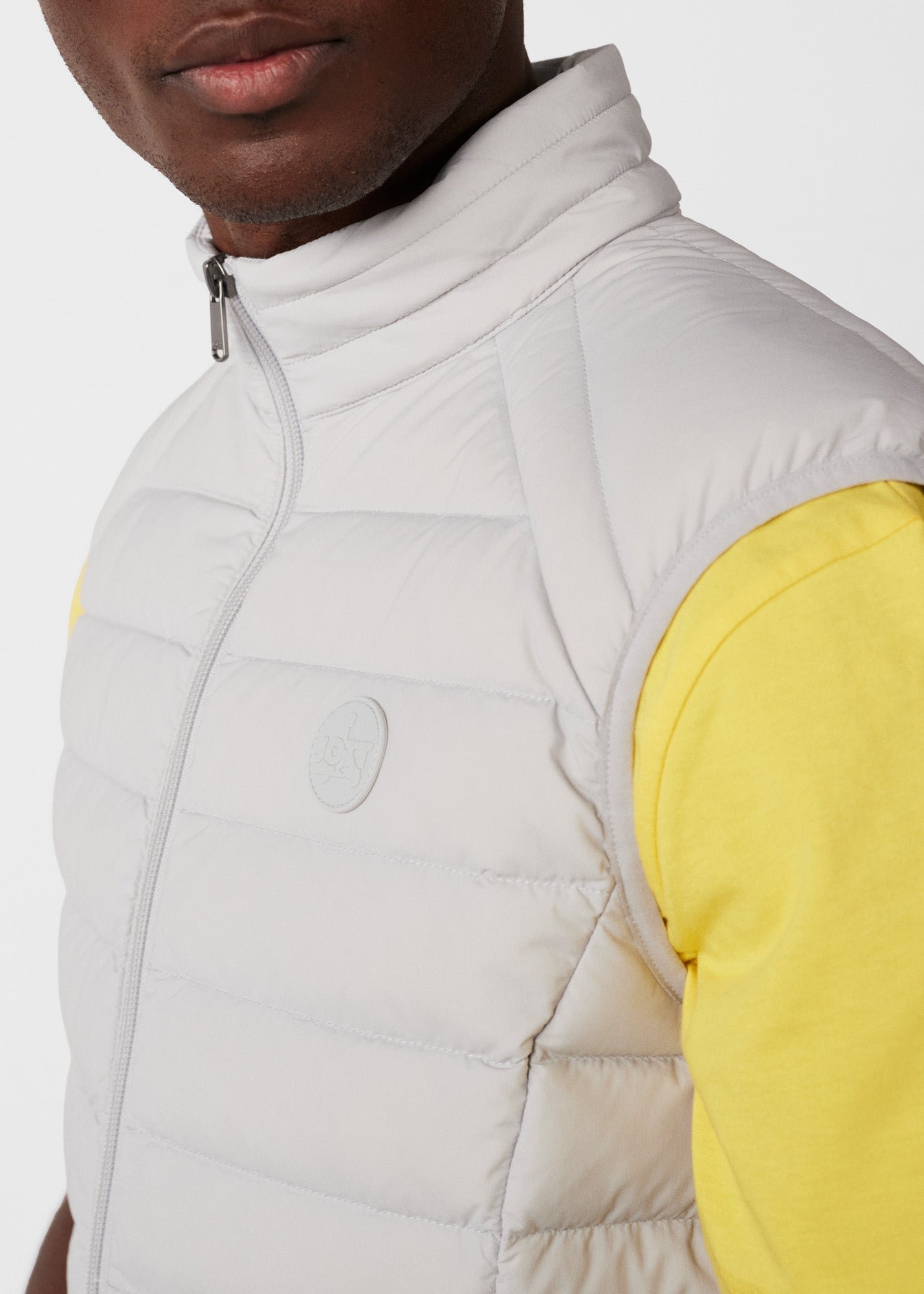 Stretch sleeveless puffer jacket Arafo JOTT Grey