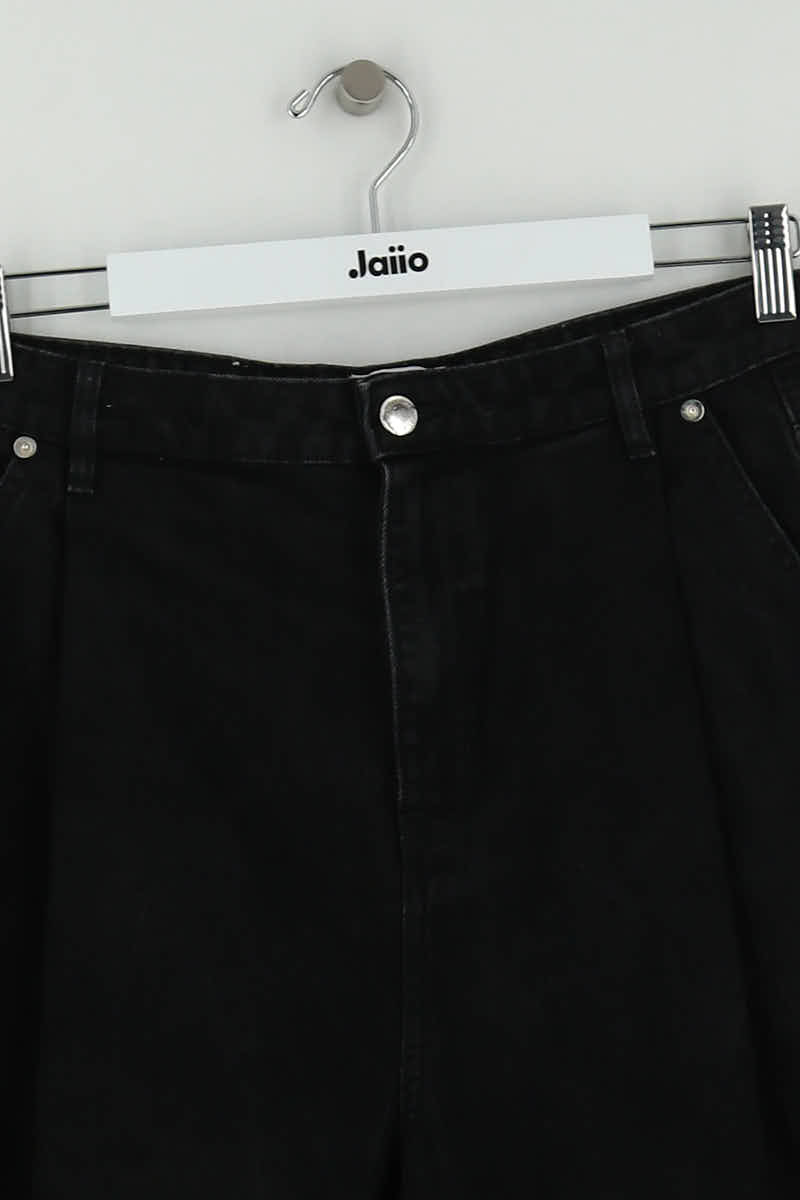 Straight cotton-blend pants VALENTINE GAUTHIER- SECONDE MAIN Black