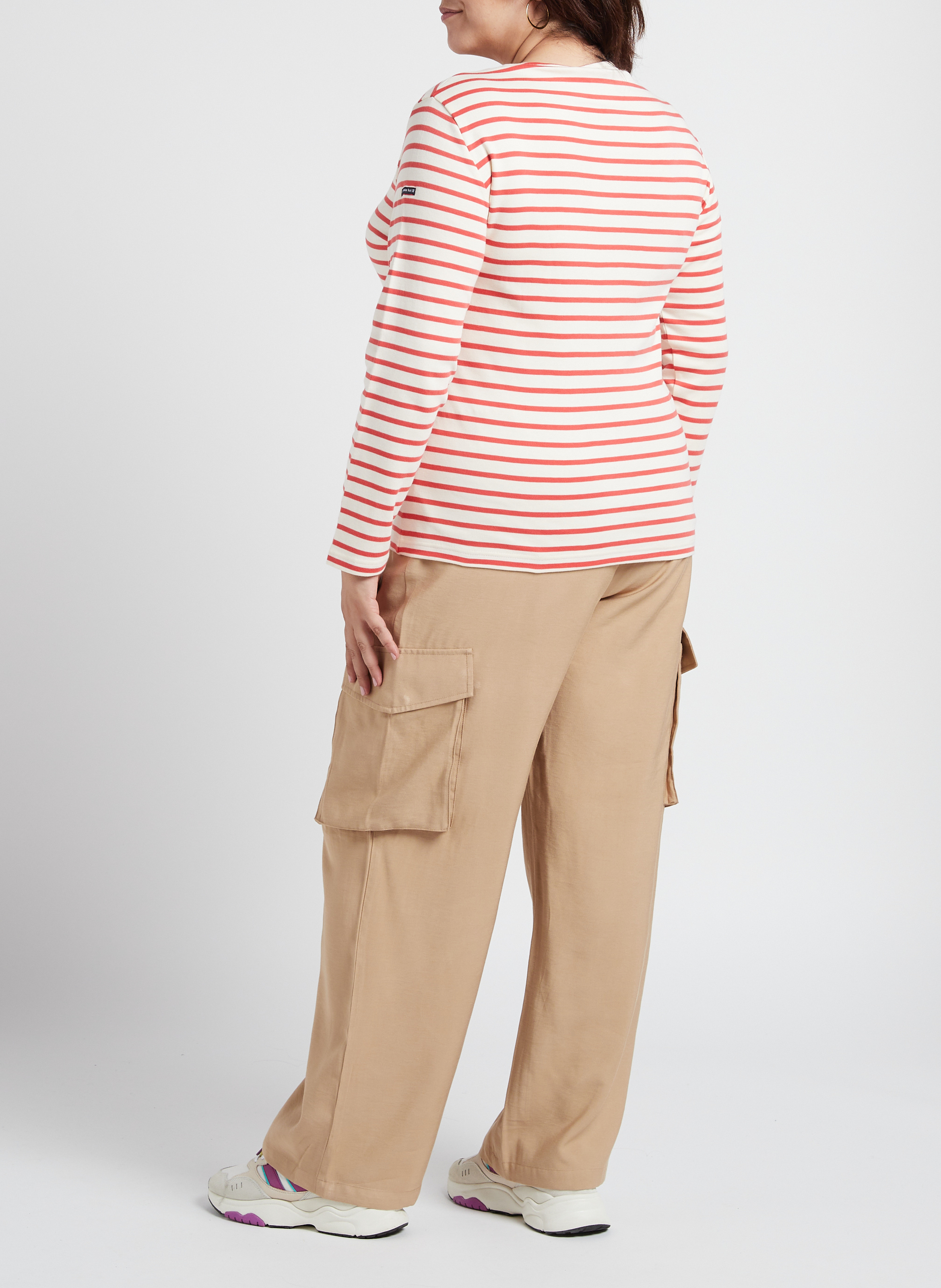 Straight-leg pants EVOKED Beige