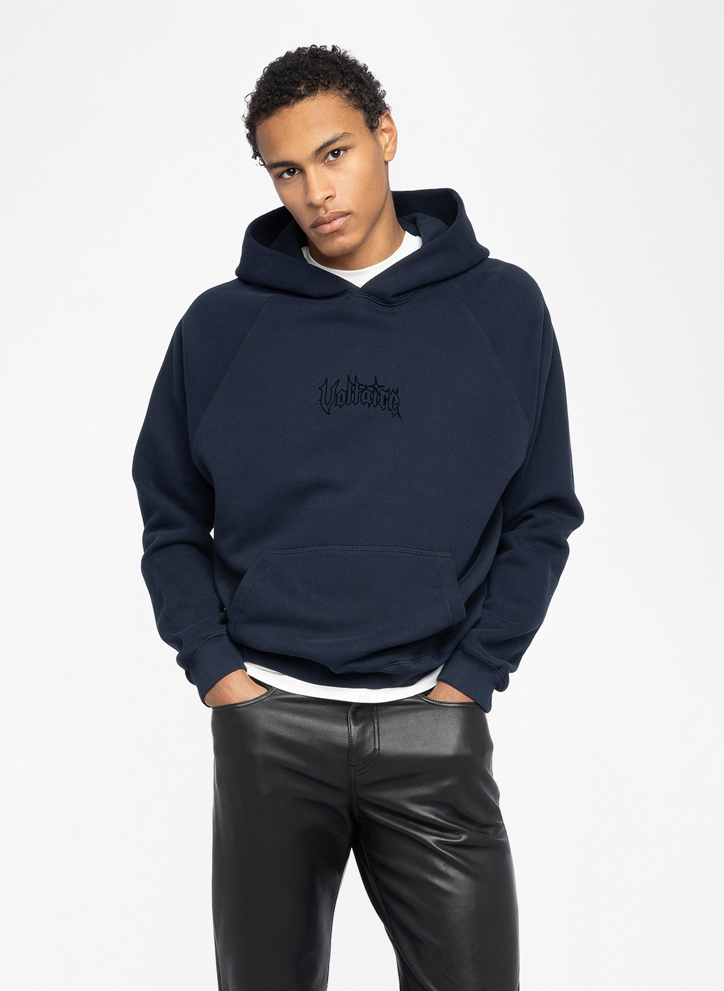 Sweater met ronde hals | katoenblend ZADIG&VOLTAIRE Blauw