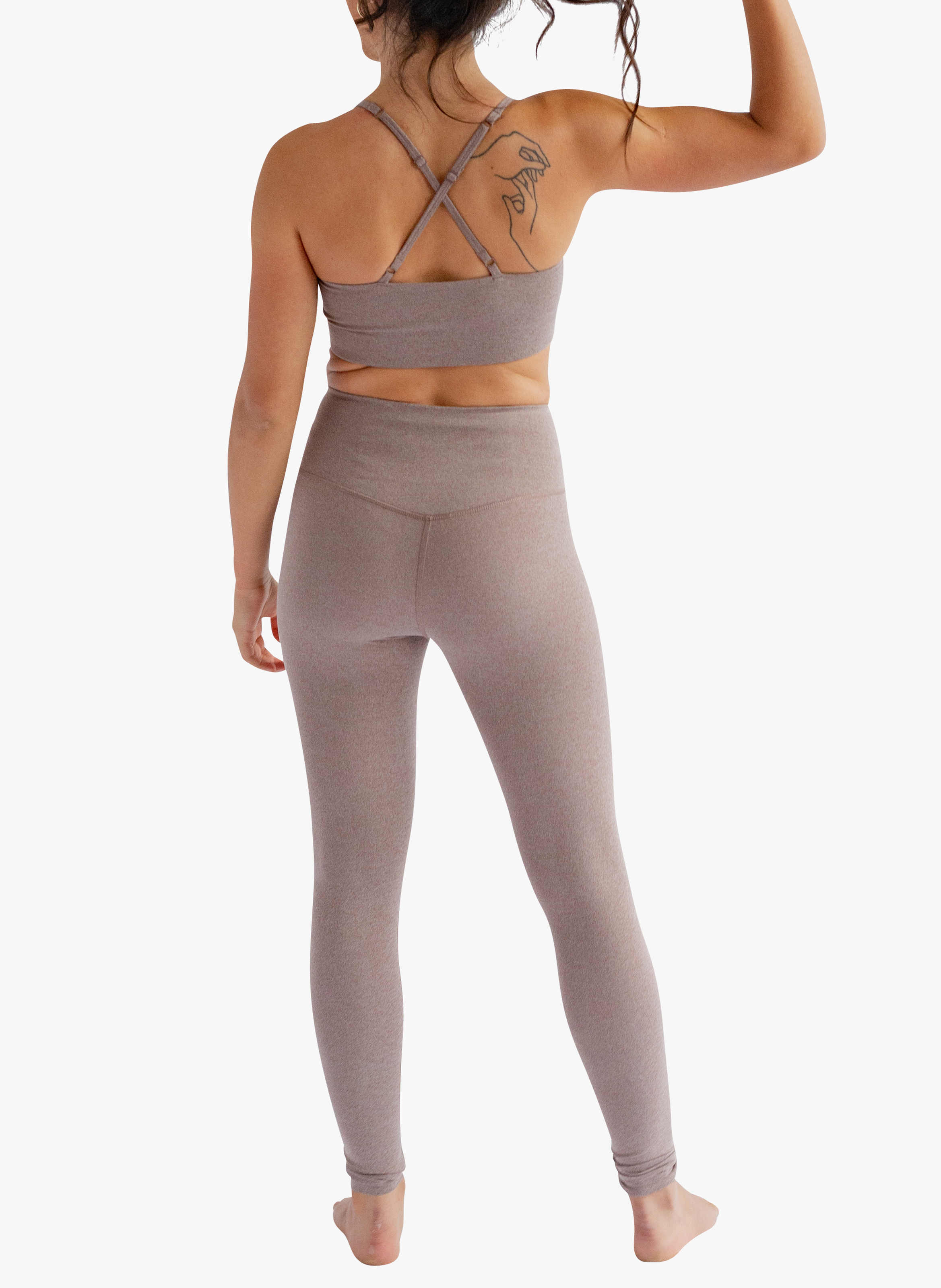 Legging chiné Float GIRLFRIEND COLLECTIVE Rose