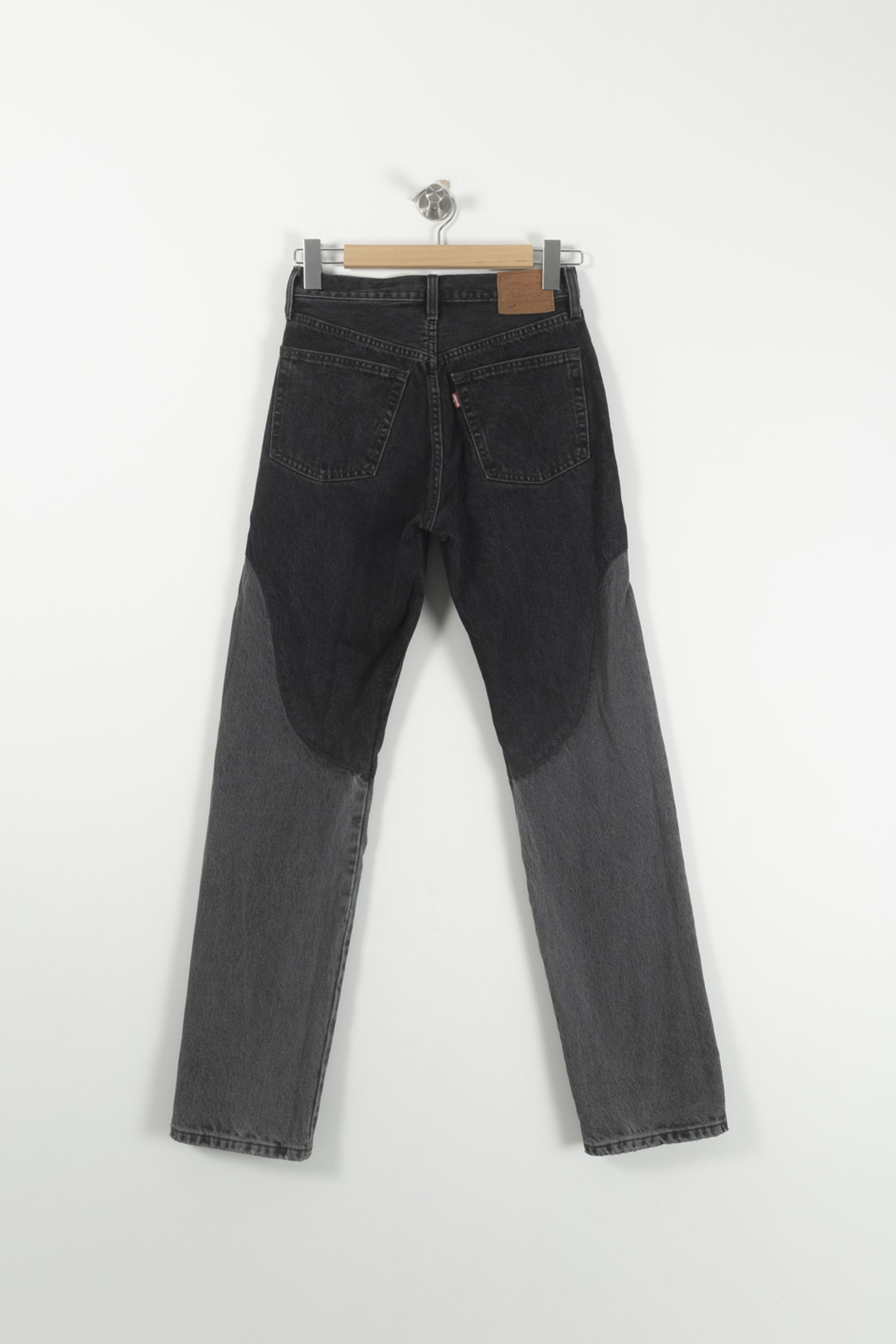 Cropped slim jeans with studs LEVI'S - Seconde main Black