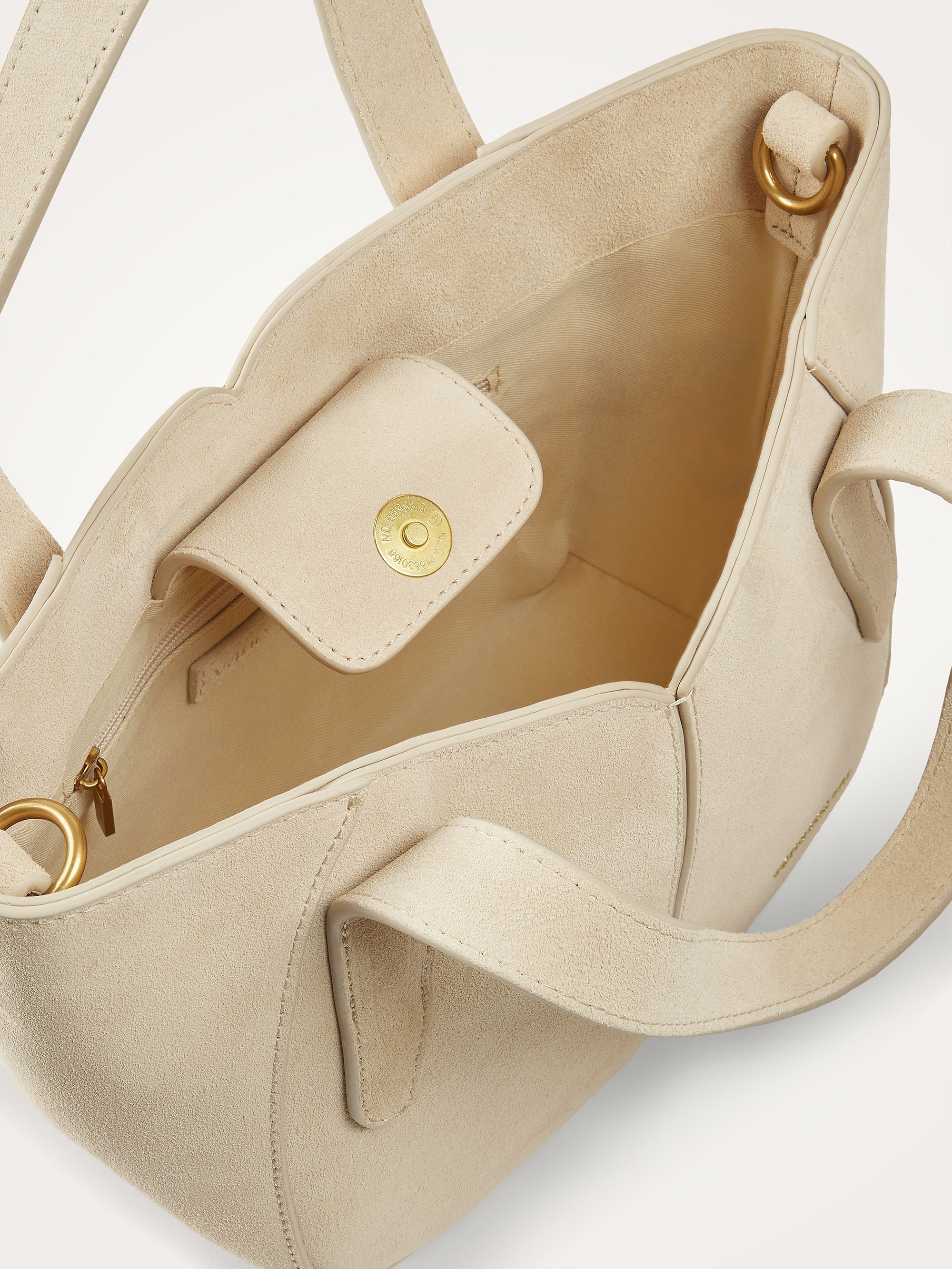 Handbag with handles and shoulder strap VANESSA WU Beige
