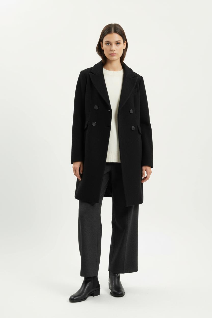 Long coat COMPTOIR DES COTONNIERS - Seconde main Black