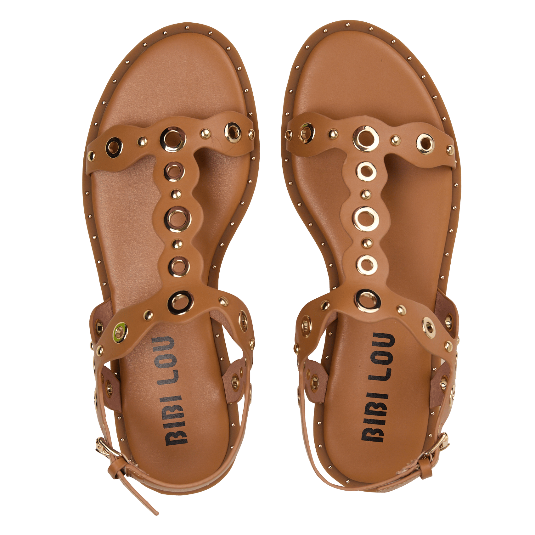 Sandales plates BIBI LOU Marron