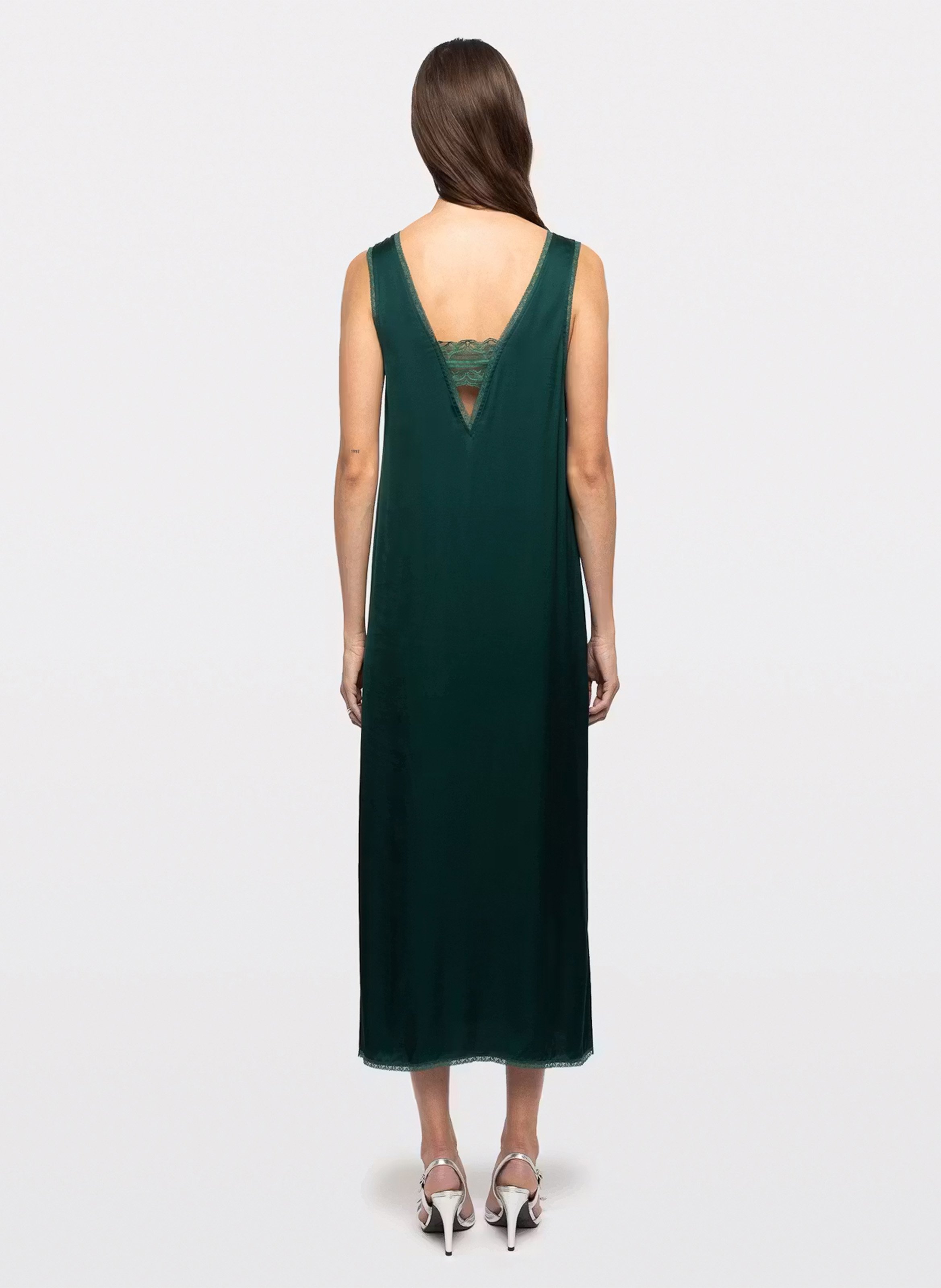 Long V-neck dress ZADIG&VOLTAIRE Green