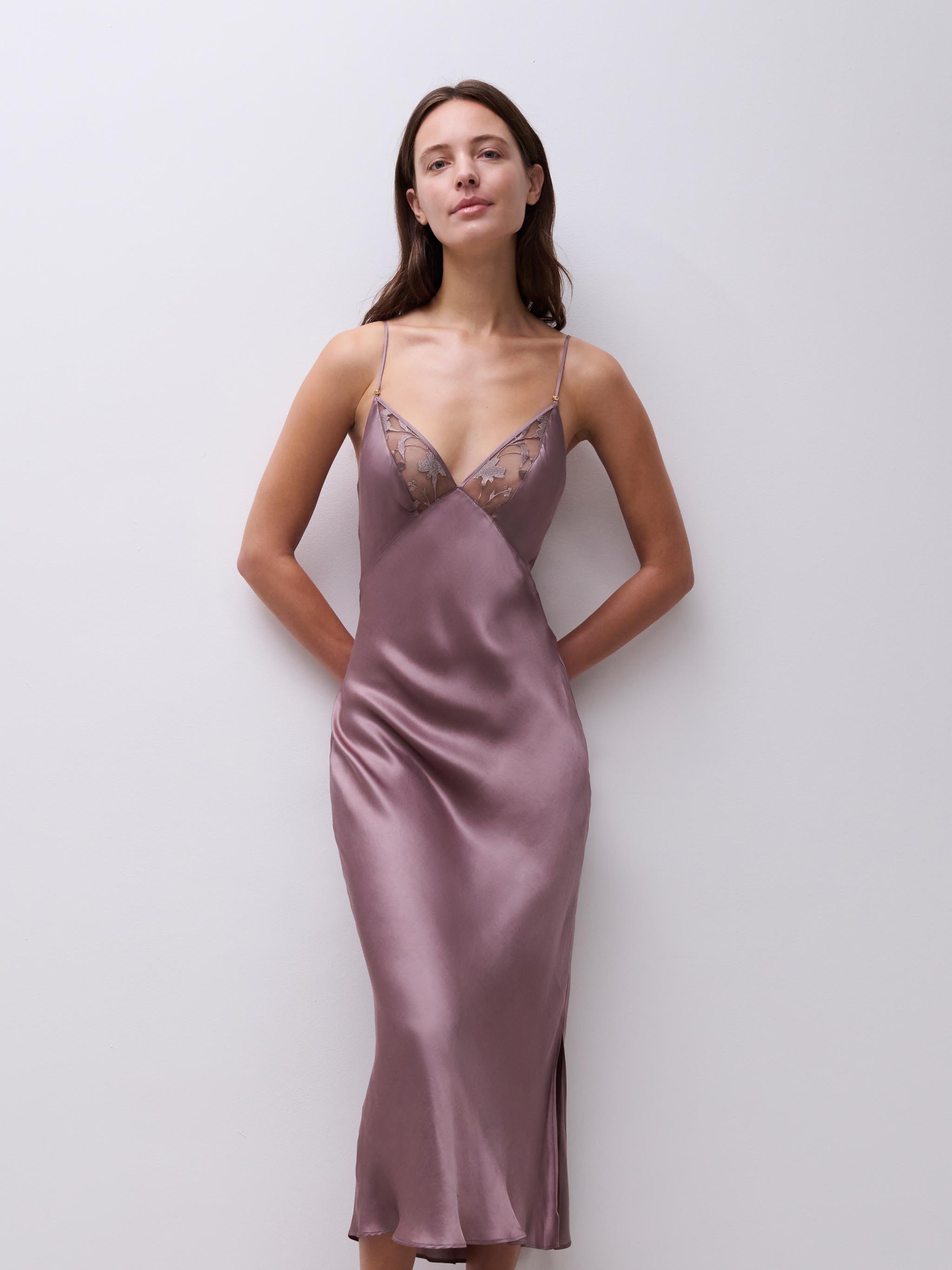 Nightgown CHANTELLE Brown