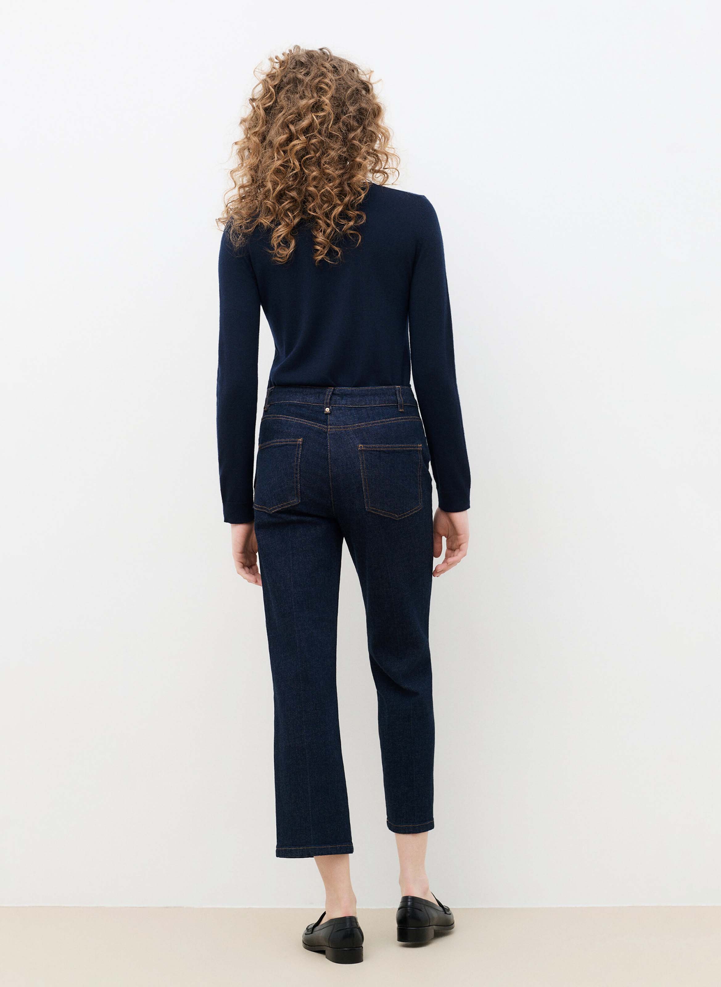 Gerade geschnittene Jeans aus Baumwoll-Mix CAROLL Blau