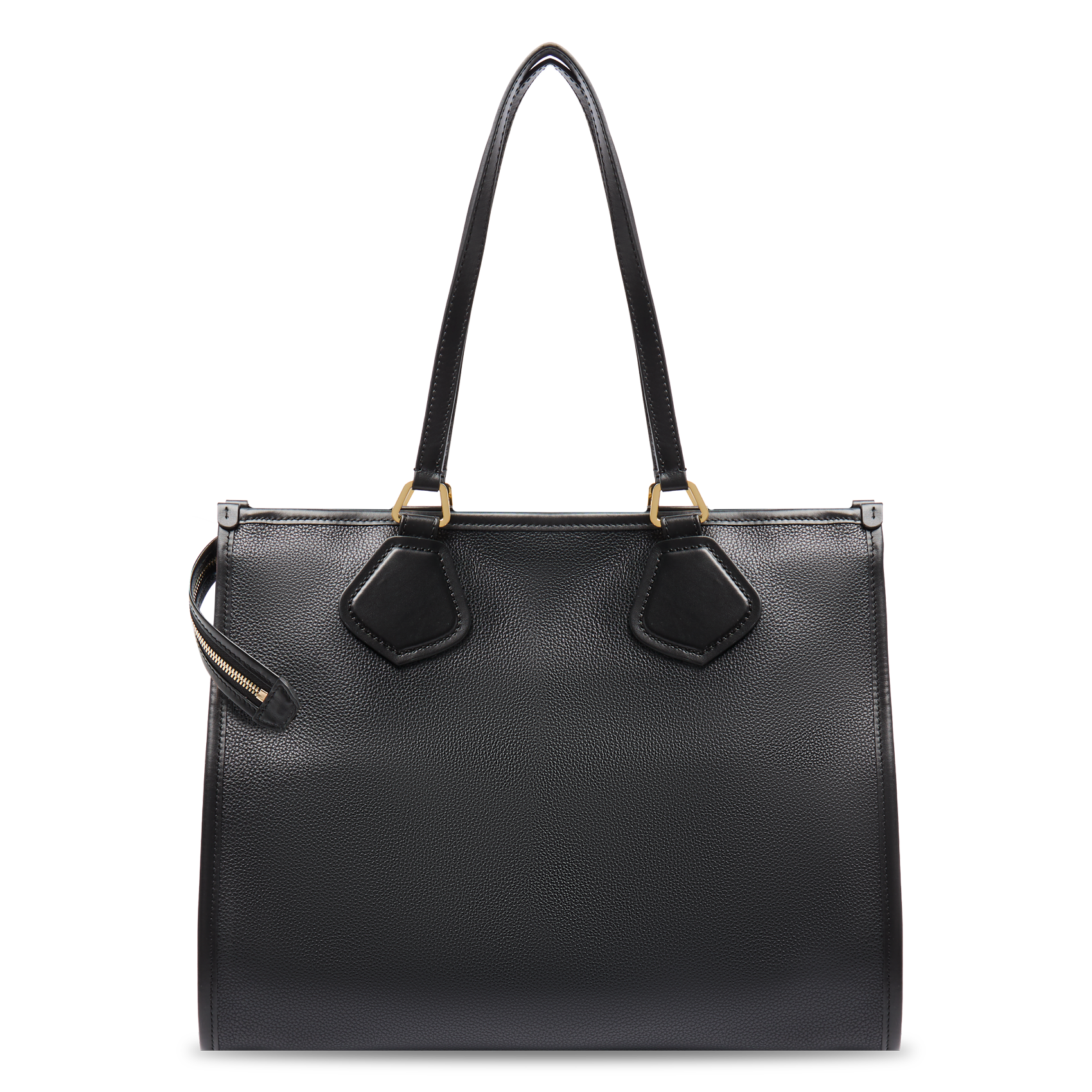 Leather tote bag LANCEL Black