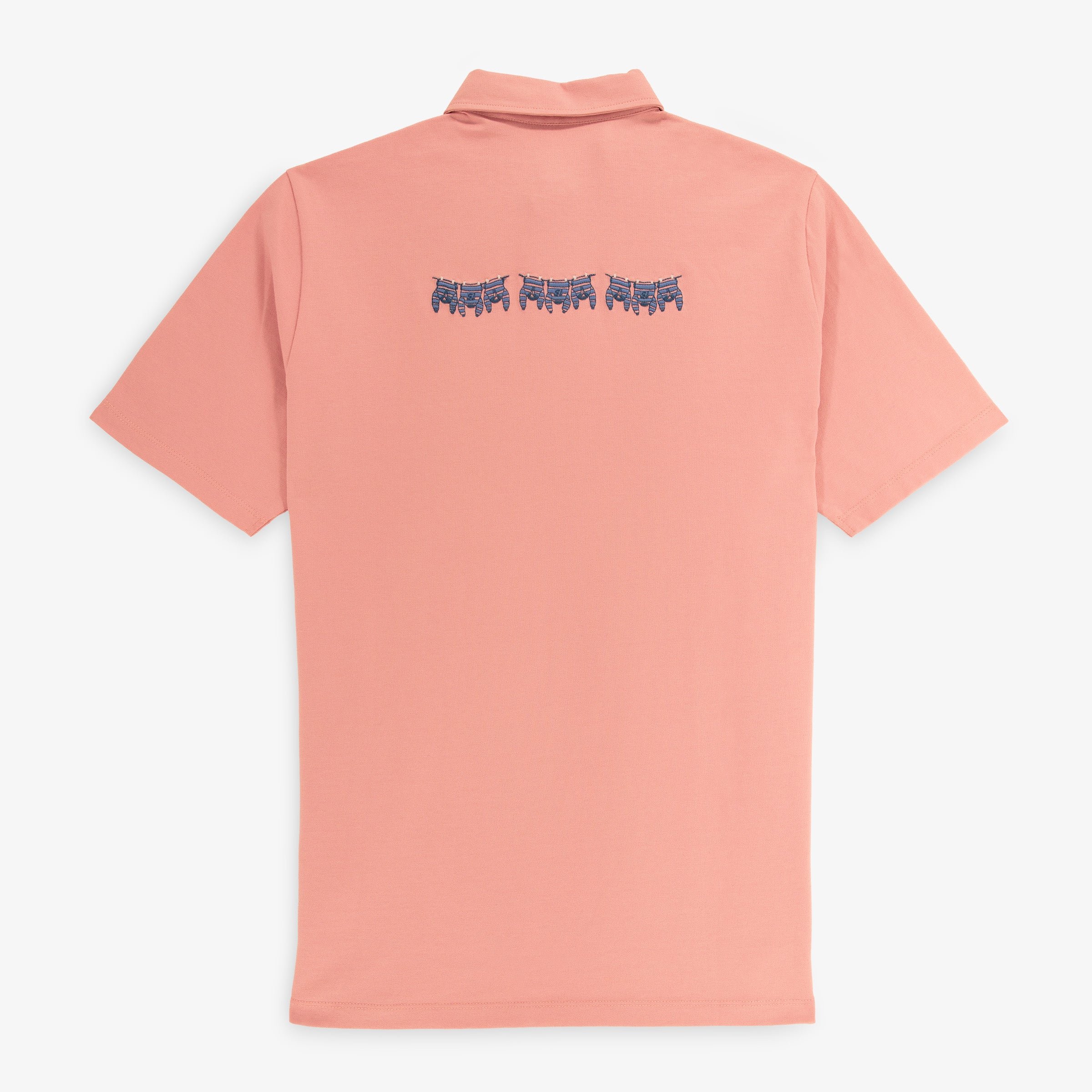 Short-sleeved polo shirt in pink cotton jersey SERGE BLANCO Pink