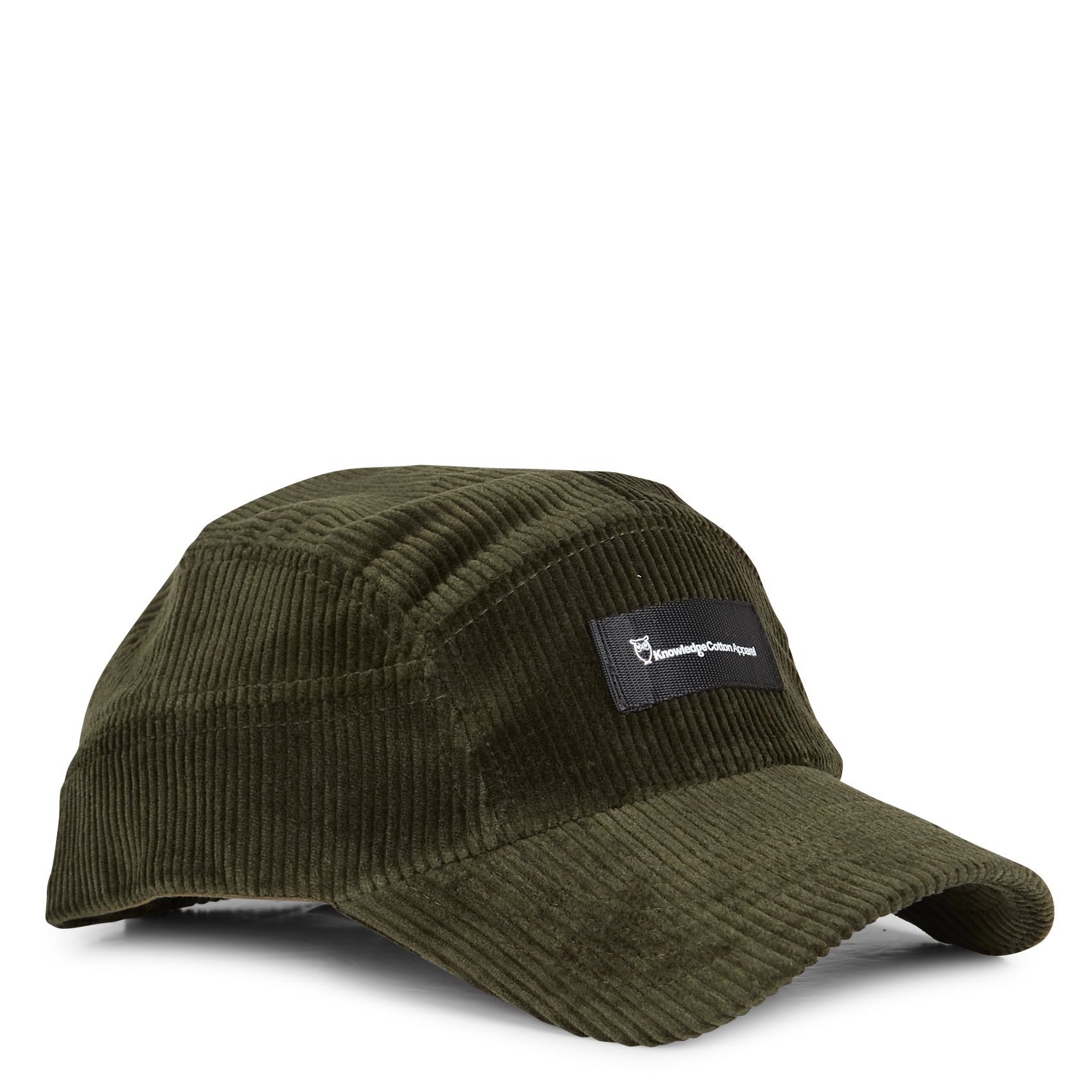Casquette effet velours côtelé en coton bio KNOWLEDGE COTTON APPAREL Vert