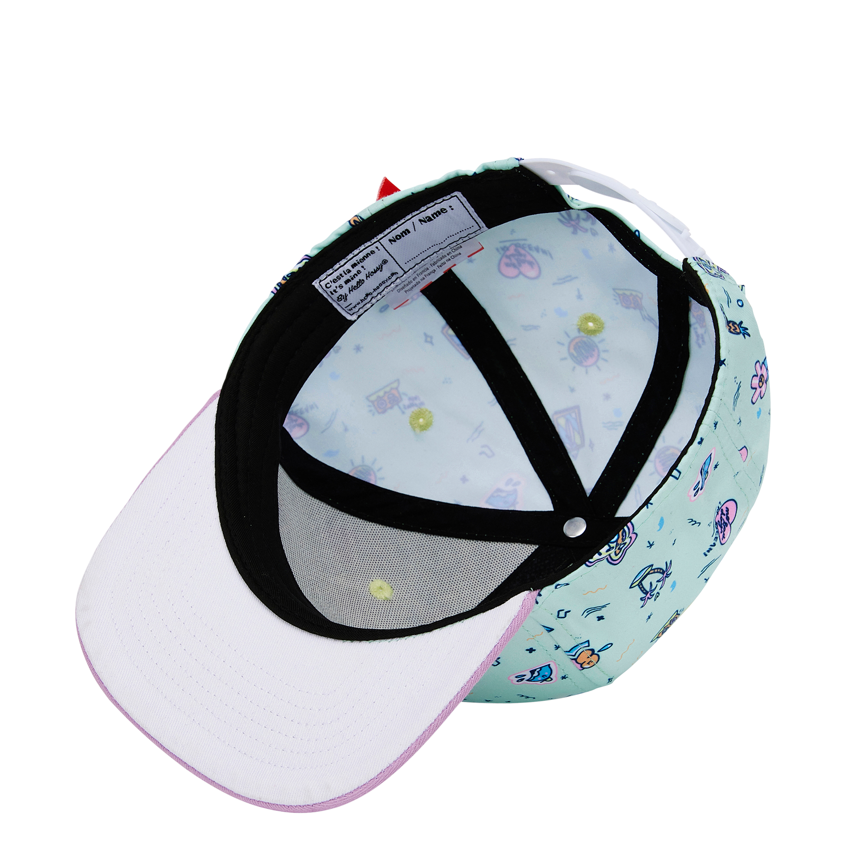 Bedruckte Kappe HELLO HOSSY Grun