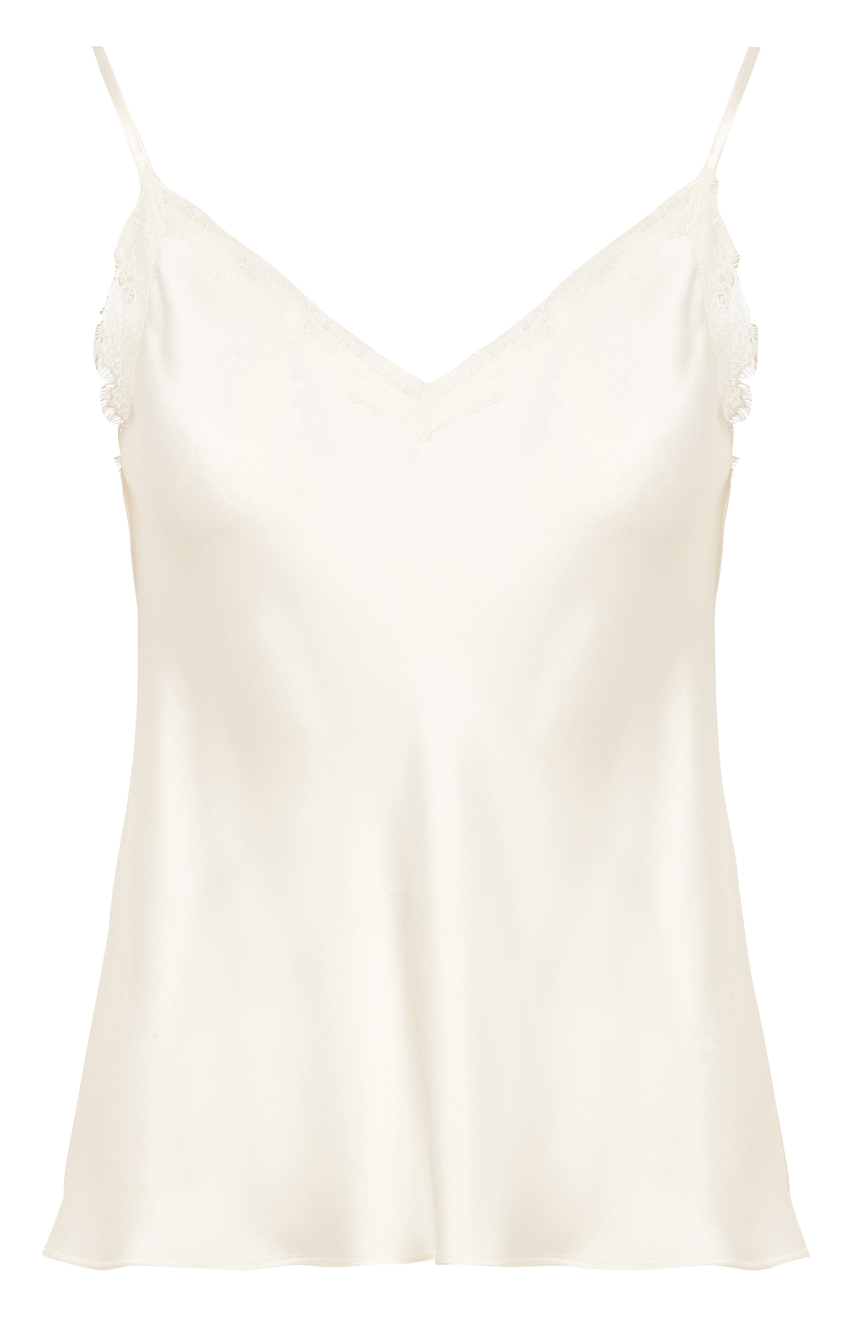 Silk lace camisole MAISON 123 White