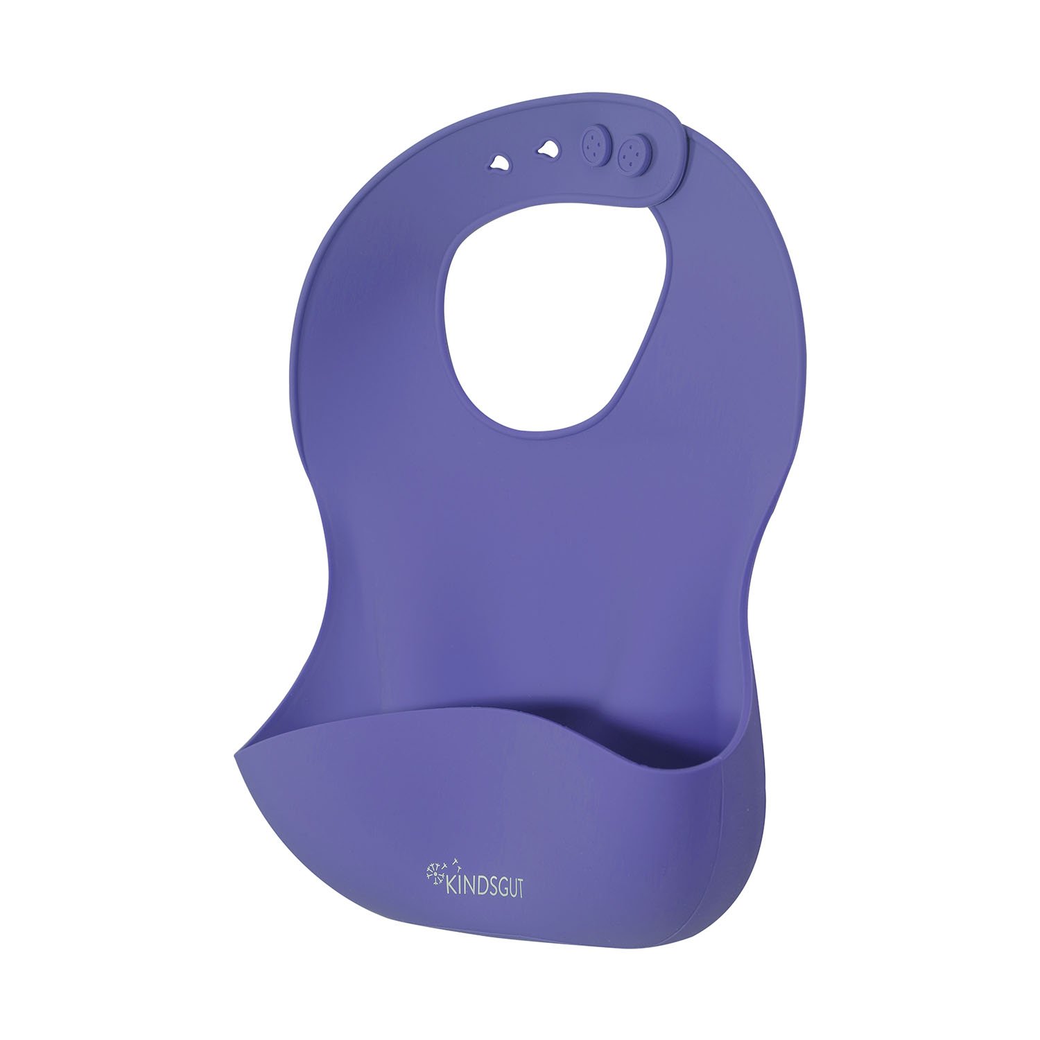 Silicone baby bib KINDSGUT Purple