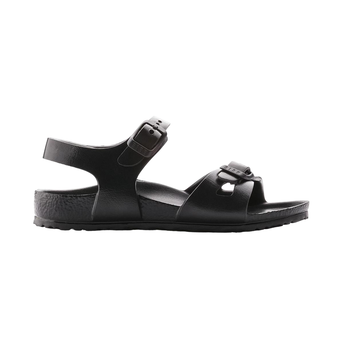 Faux leather sandals BIRKENSTOCK Black