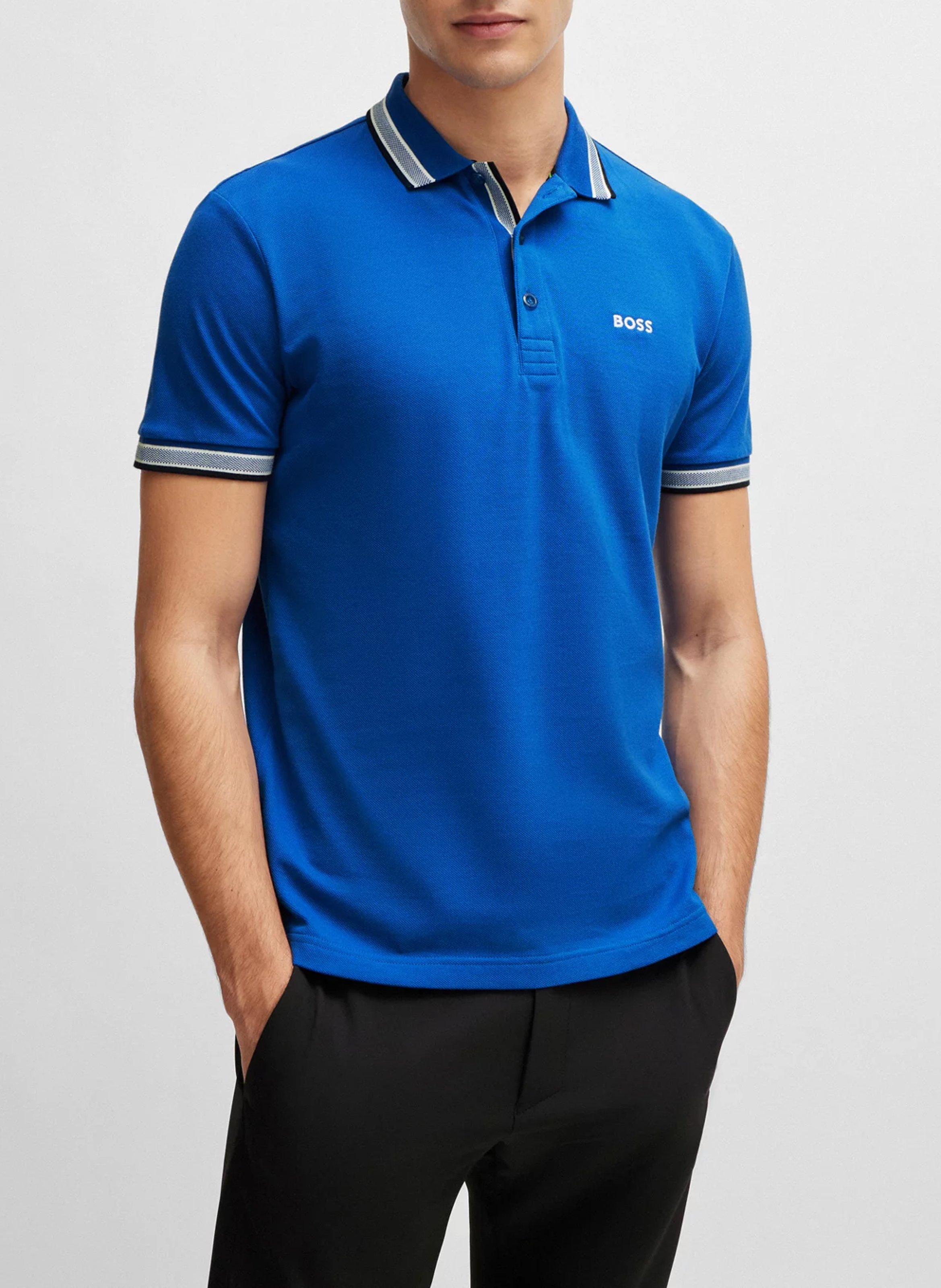 Regular-fit cotton polo shirt BOSS