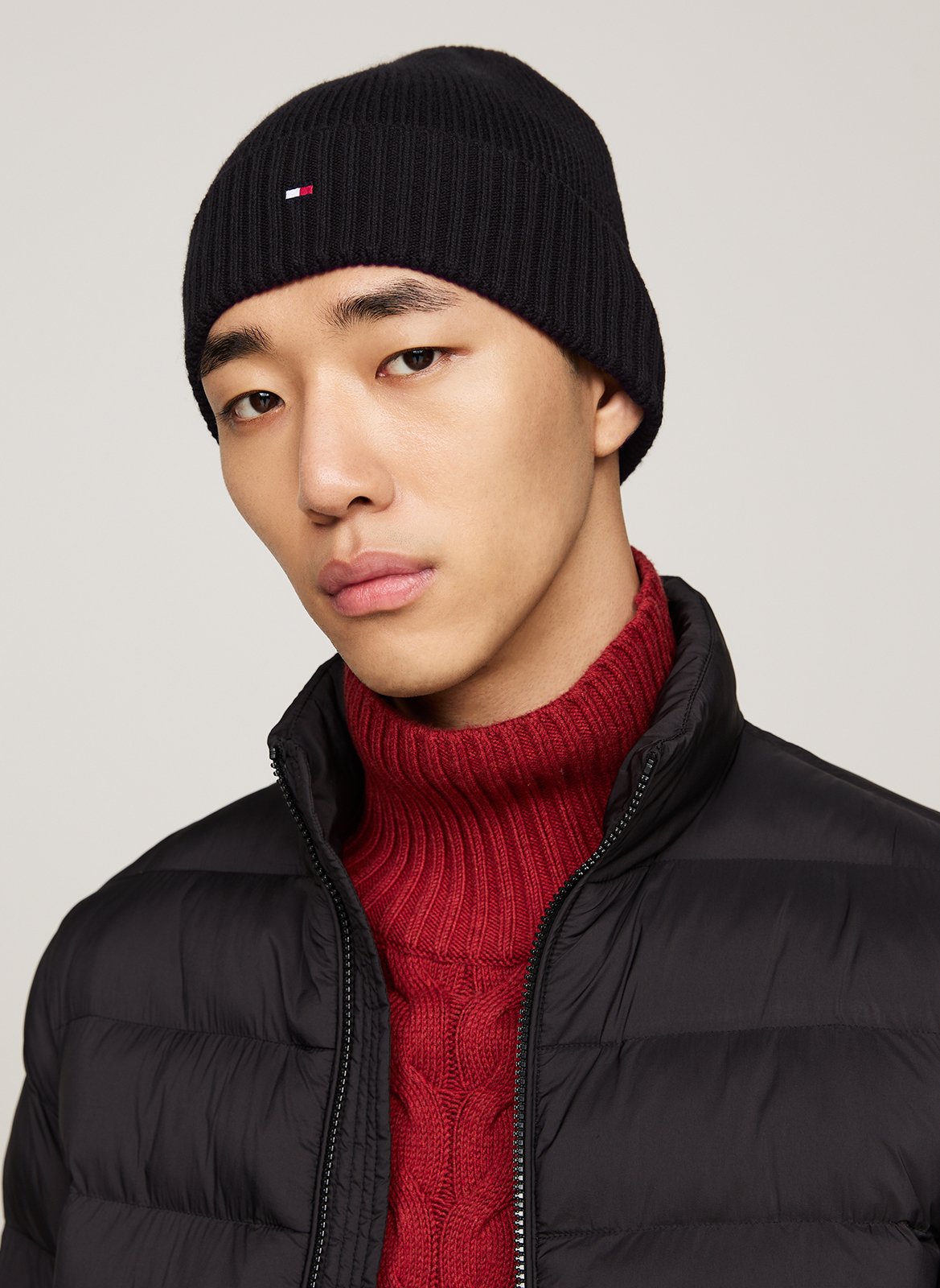 Muts van biologisch katoenmengsel TOMMY HILFIGER