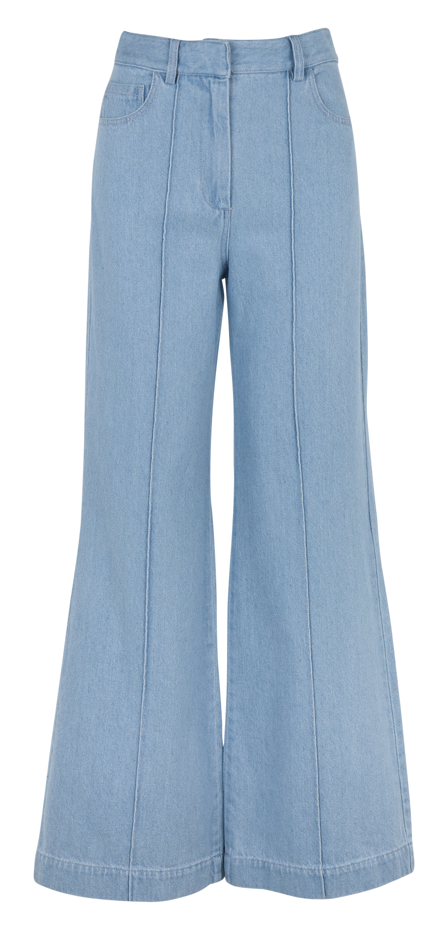 Jean patte d'eph en coton THE LABEL EDITION Bleu