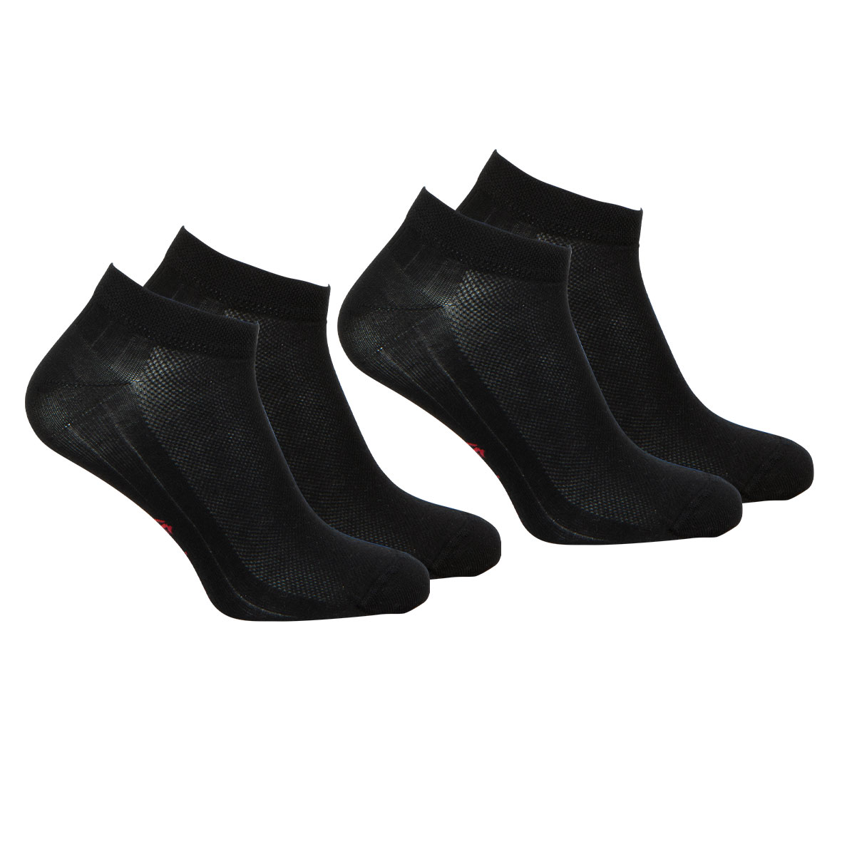 Lot De 4 Paires De Chaussettes Sport Unisexes - Coton Peigné Doublé, Tailles 36-47 - Pour Running, Fitness, Randonnée