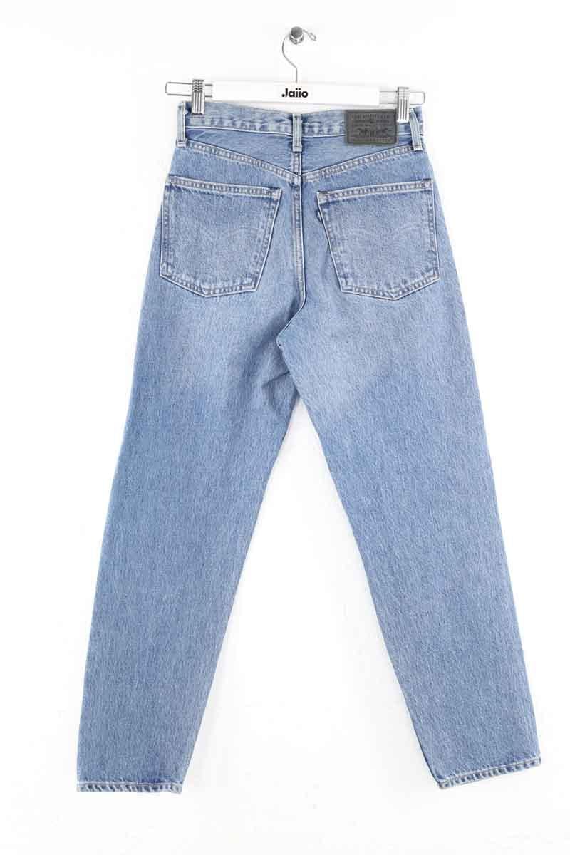 Cotton straight jeans LEVI'S - Seconde main Blue